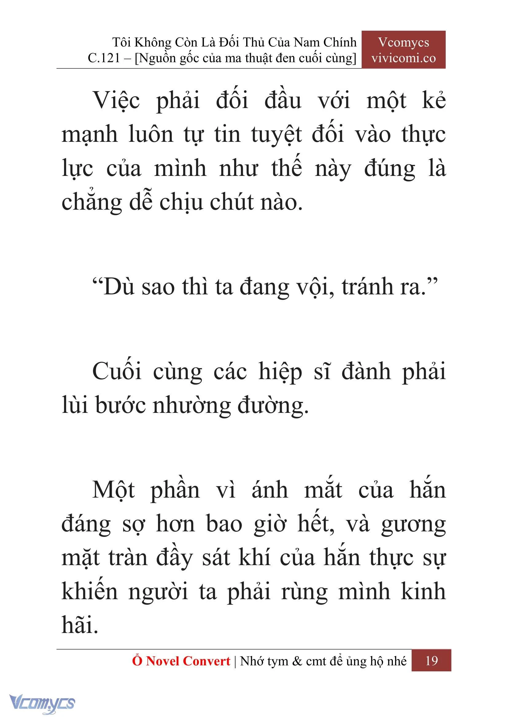 [Novel] Tôi Không Còn Là Đối Thủ Của Nam Chính Chapter  121 - 21