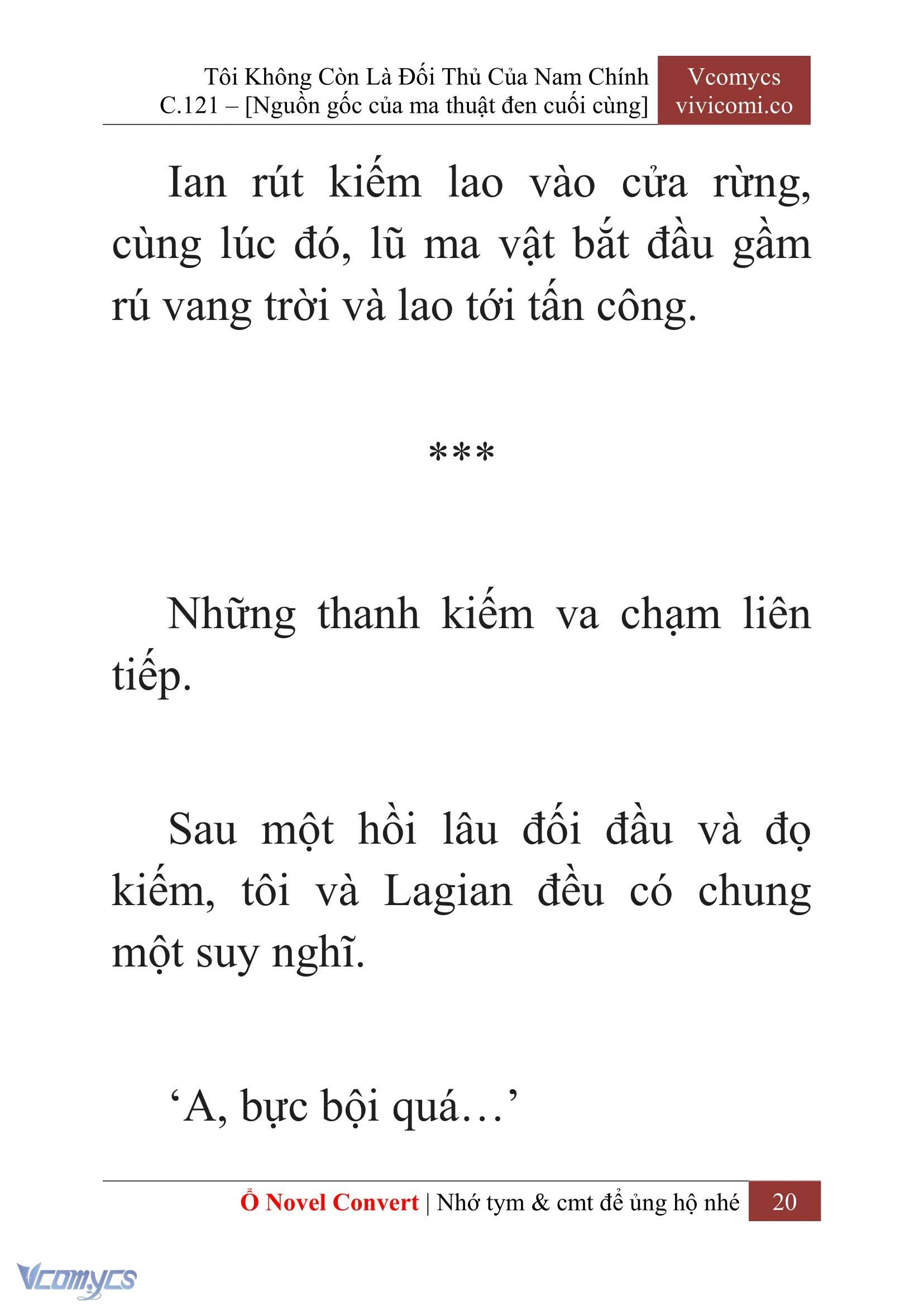 [Novel] Tôi Không Còn Là Đối Thủ Của Nam Chính Chapter  121 - 22
