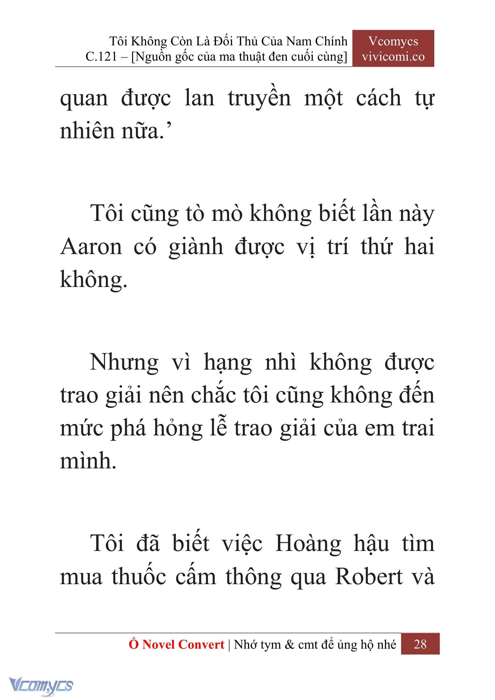 [Novel] Tôi Không Còn Là Đối Thủ Của Nam Chính Chapter  121 - 30