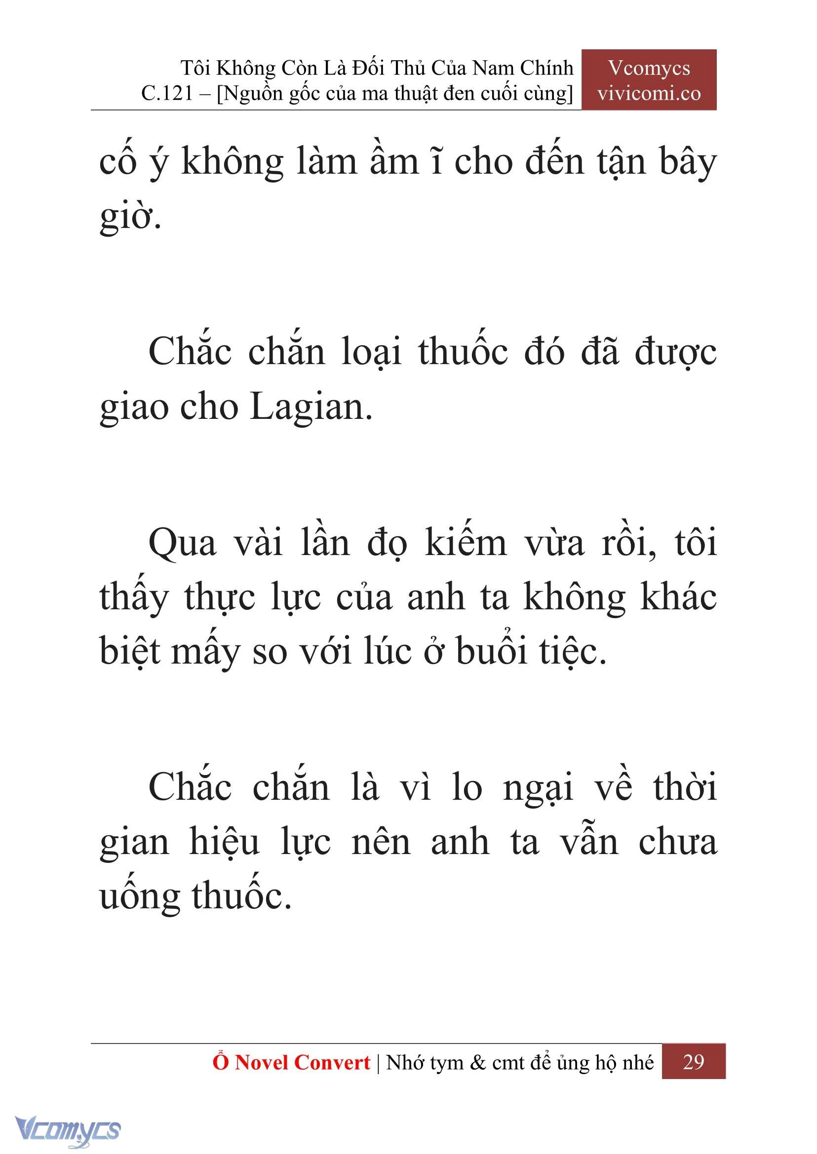 [Novel] Tôi Không Còn Là Đối Thủ Của Nam Chính Chapter  121 - 31