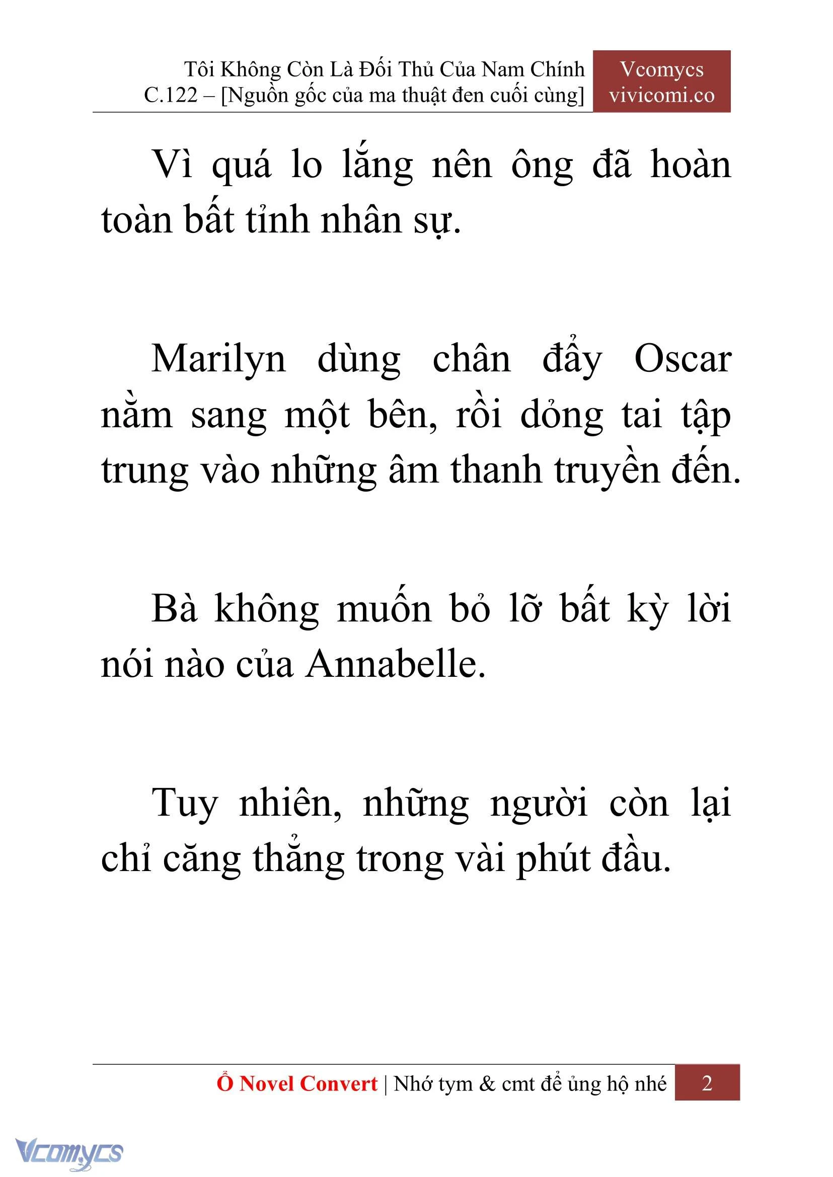 [Novel] Tôi Không Còn Là Đối Thủ Của Nam Chính Chapter  122 - 4