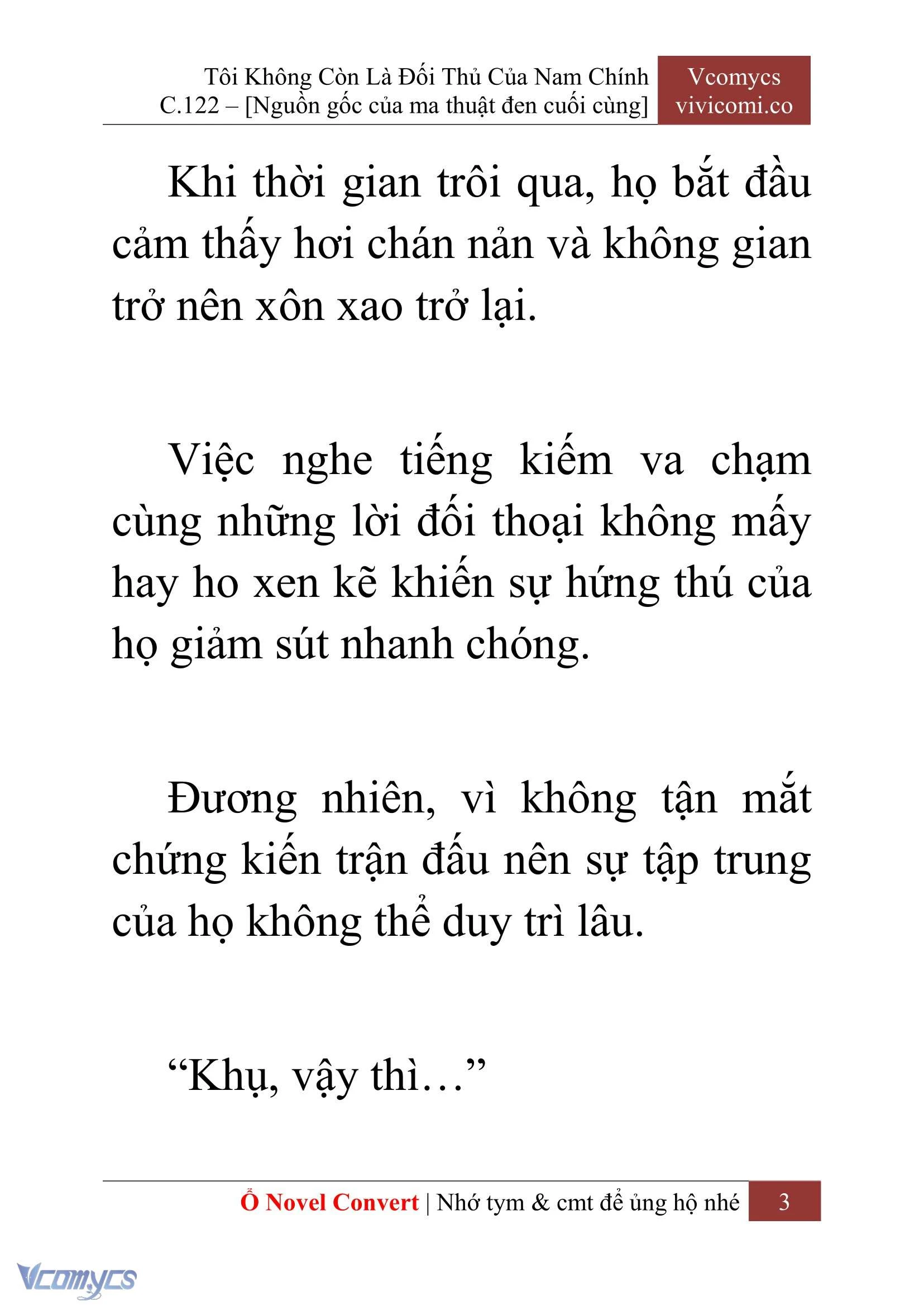 [Novel] Tôi Không Còn Là Đối Thủ Của Nam Chính Chapter  122 - 5