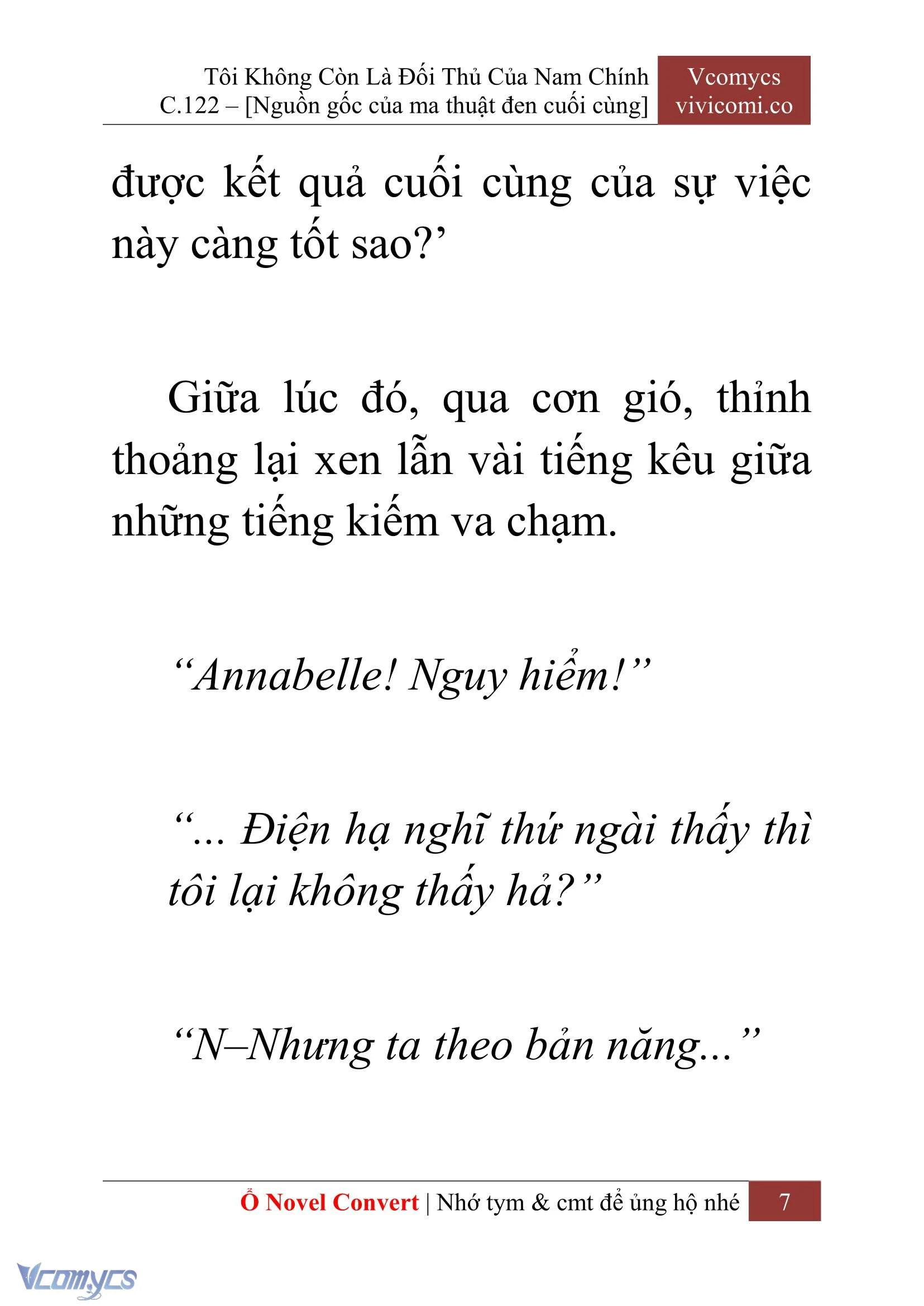 [Novel] Tôi Không Còn Là Đối Thủ Của Nam Chính Chapter  122 - 9