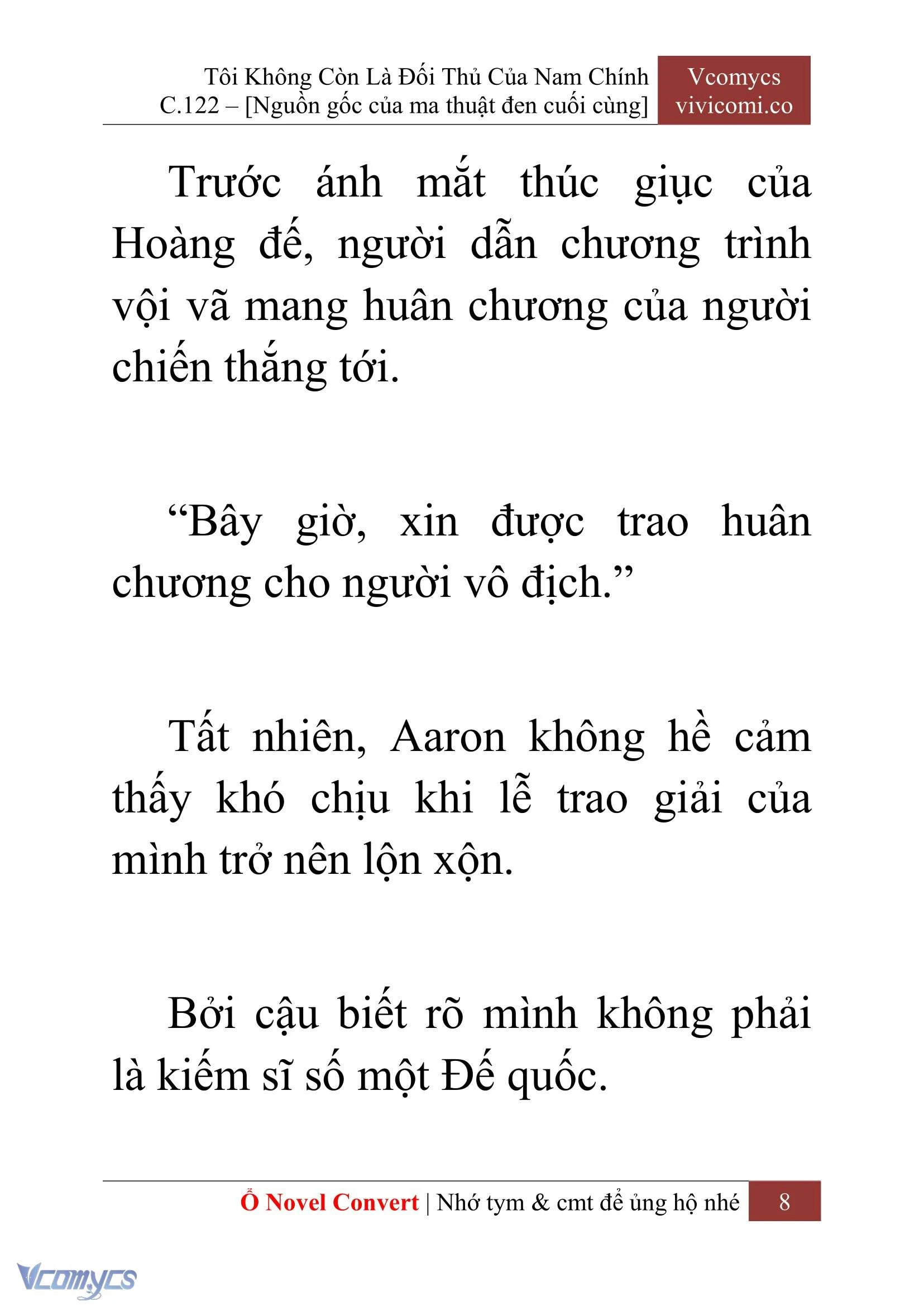 [Novel] Tôi Không Còn Là Đối Thủ Của Nam Chính Chapter  122 - 10