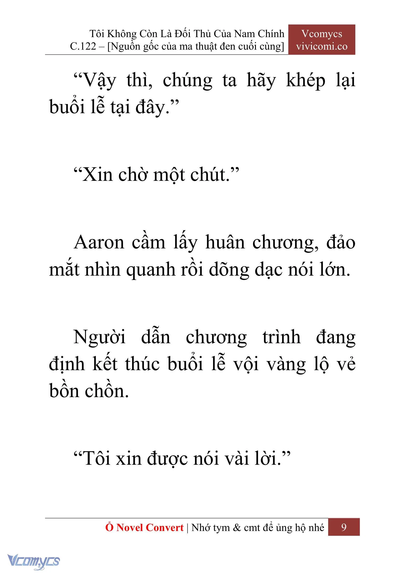 [Novel] Tôi Không Còn Là Đối Thủ Của Nam Chính Chapter  122 - 11