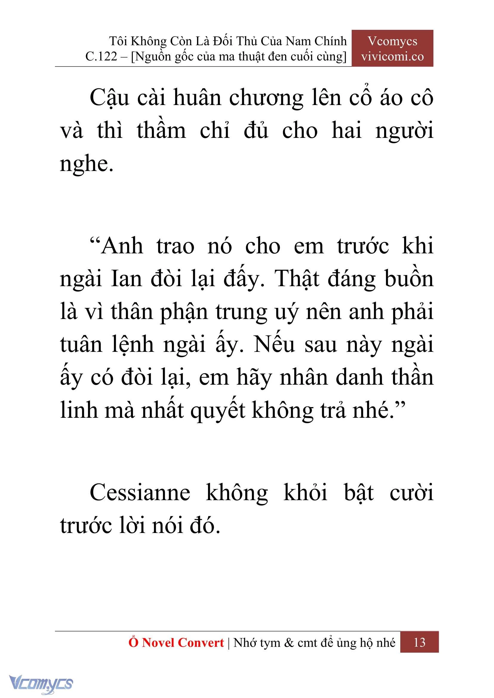 [Novel] Tôi Không Còn Là Đối Thủ Của Nam Chính Chapter  122 - 15