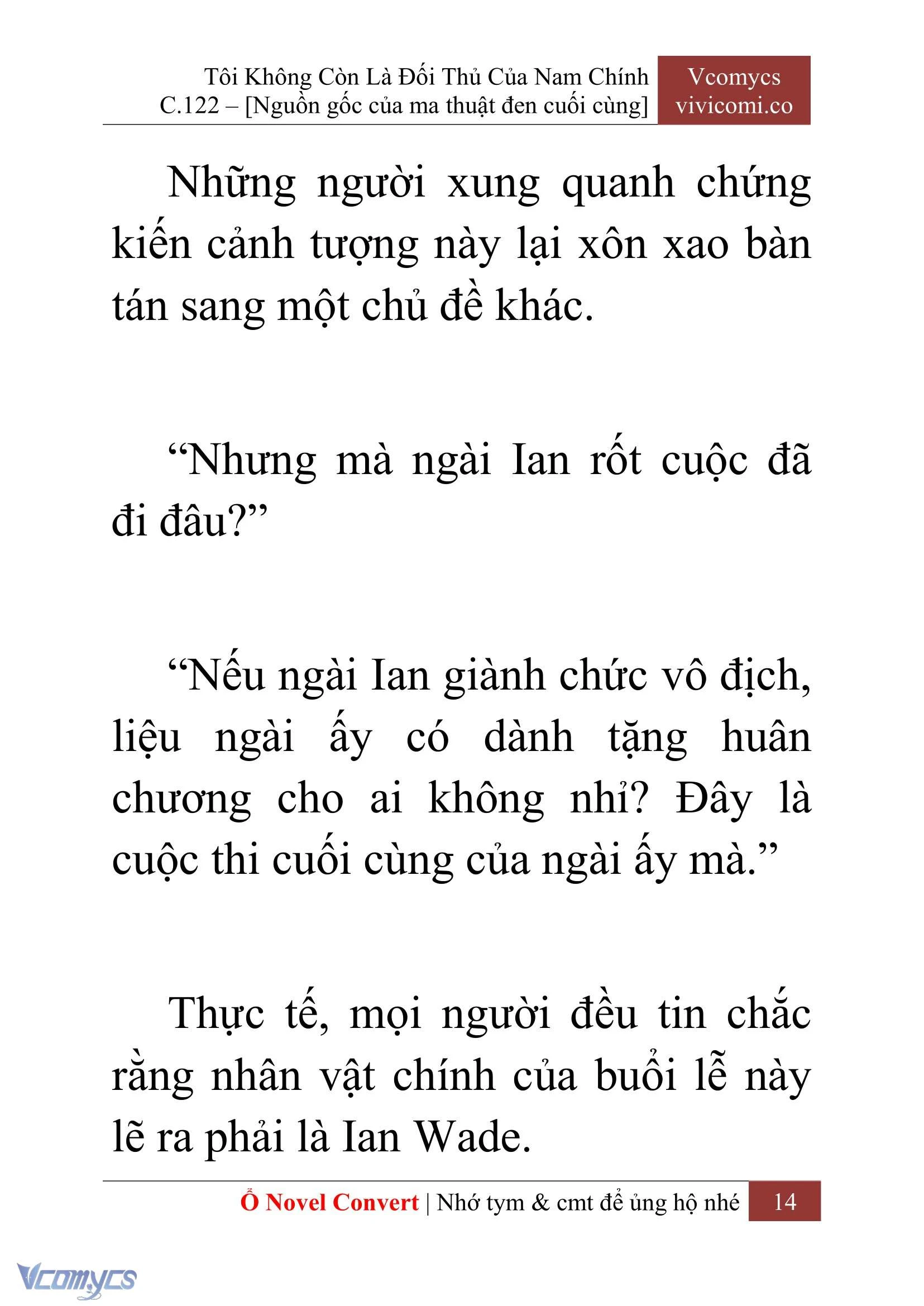 [Novel] Tôi Không Còn Là Đối Thủ Của Nam Chính Chapter  122 - 16