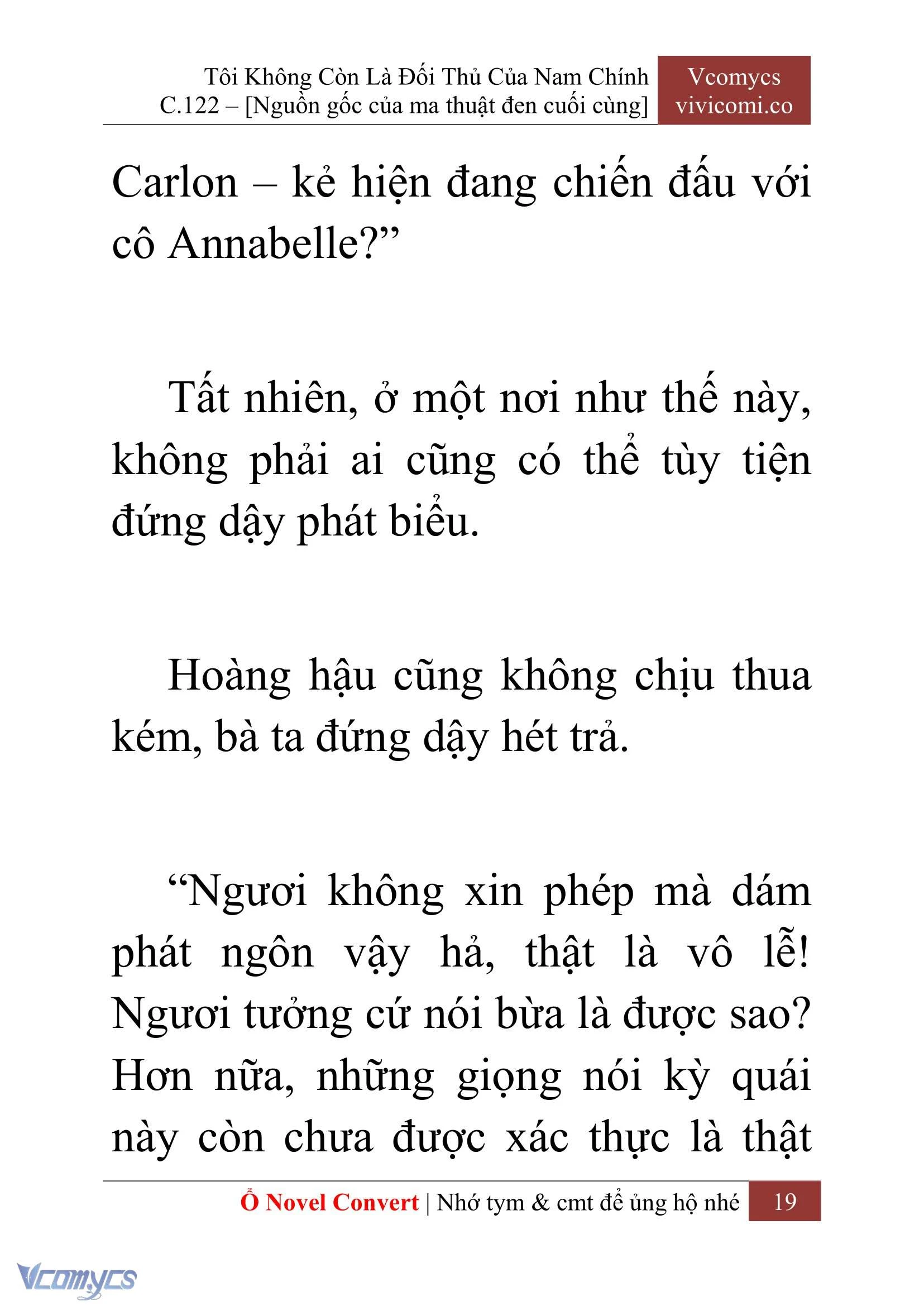 [Novel] Tôi Không Còn Là Đối Thủ Của Nam Chính Chapter  122 - 21