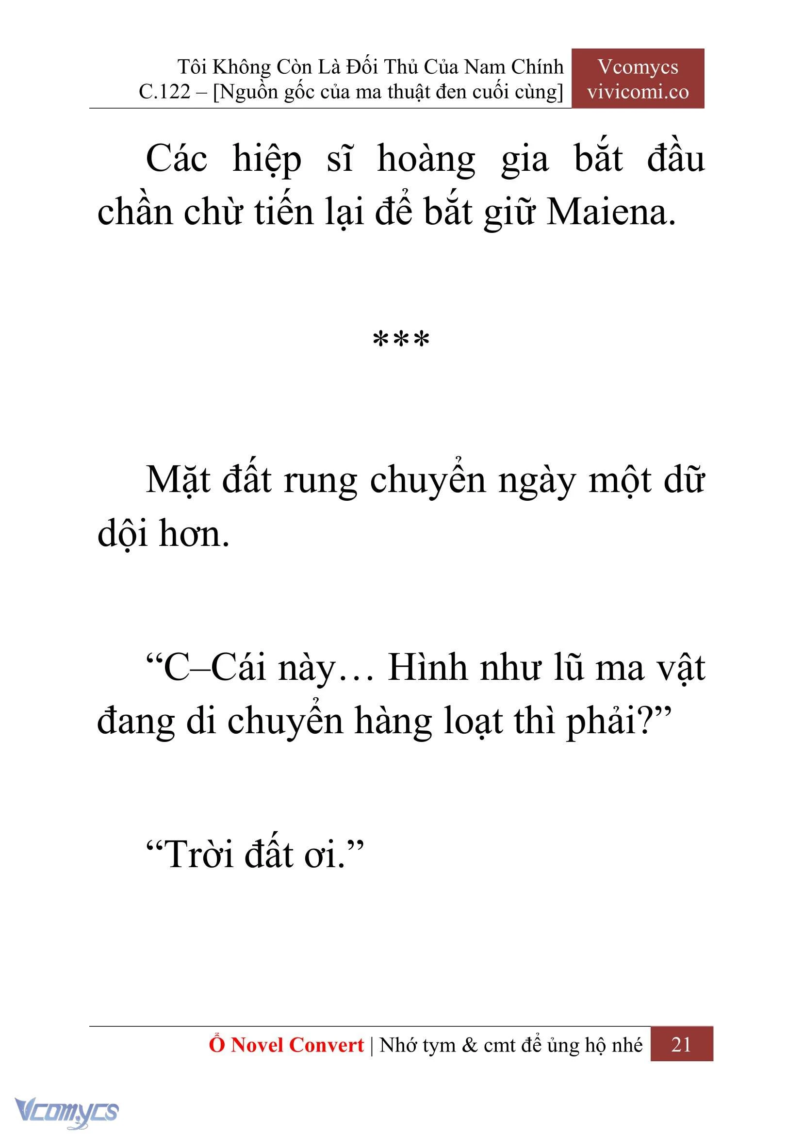 [Novel] Tôi Không Còn Là Đối Thủ Của Nam Chính Chapter  122 - 23