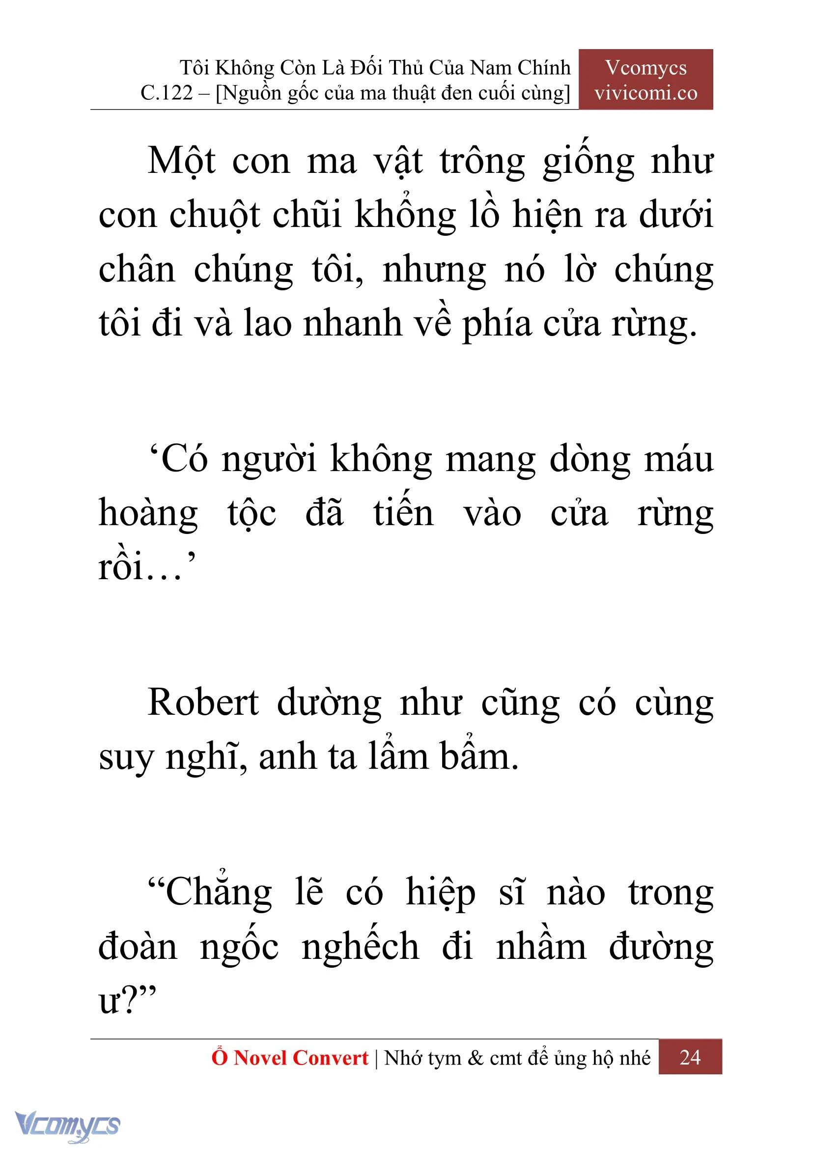 [Novel] Tôi Không Còn Là Đối Thủ Của Nam Chính Chapter  122 - 26