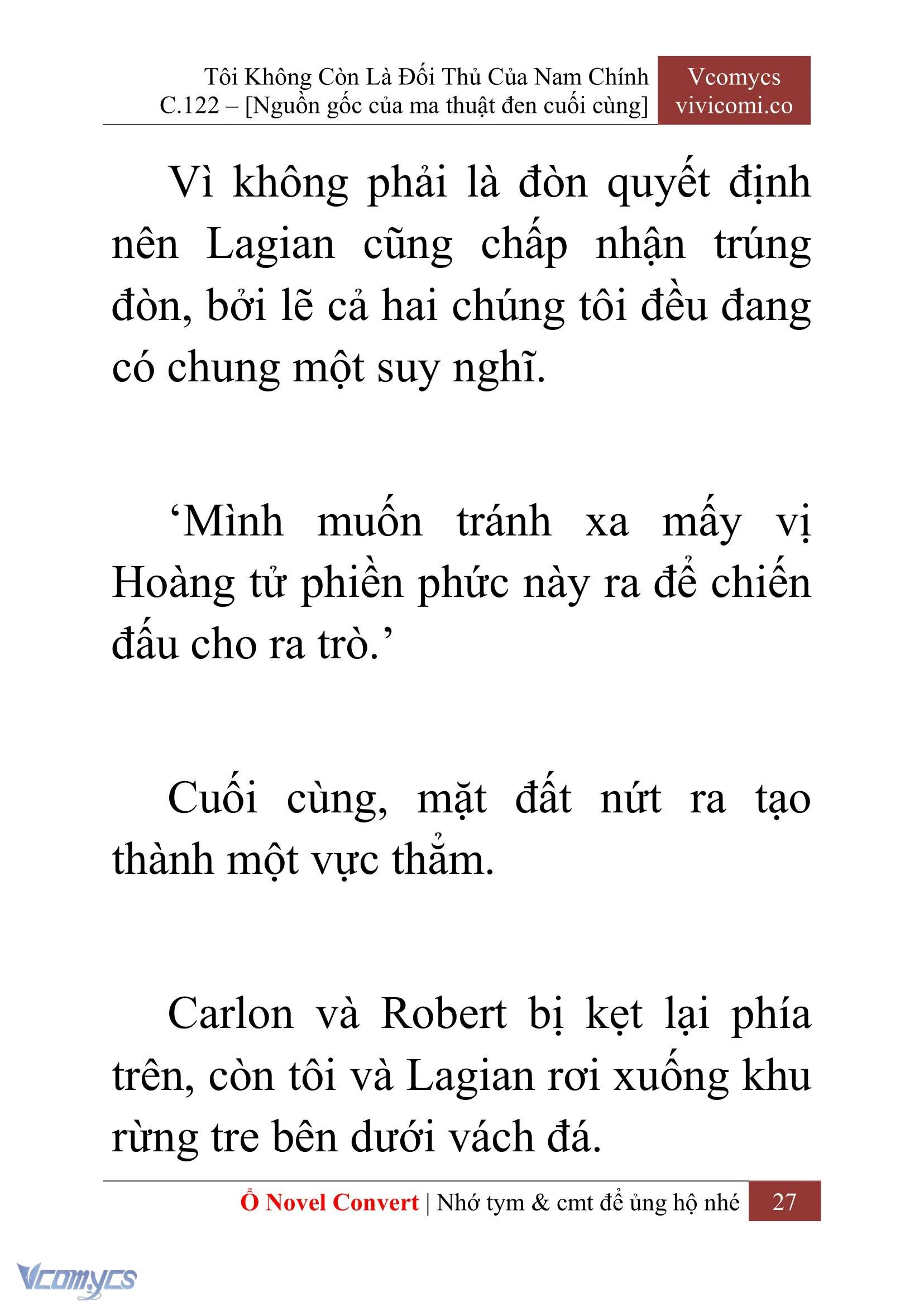 [Novel] Tôi Không Còn Là Đối Thủ Của Nam Chính Chapter  122 - 29