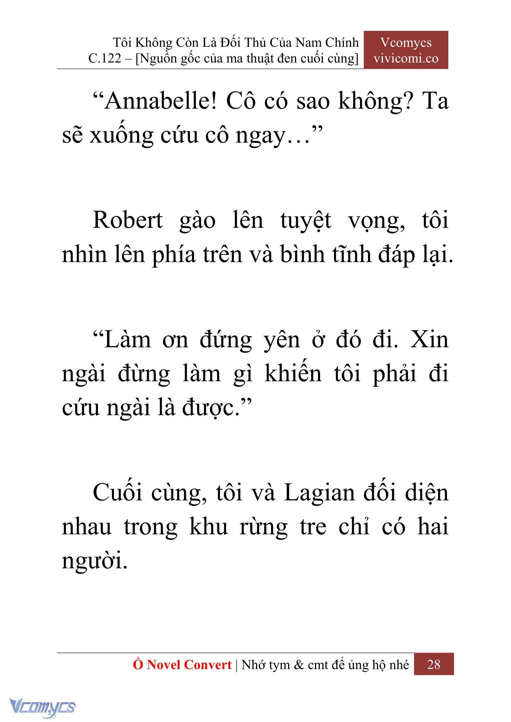 [Novel] Tôi Không Còn Là Đối Thủ Của Nam Chính Chapter  122 - 30