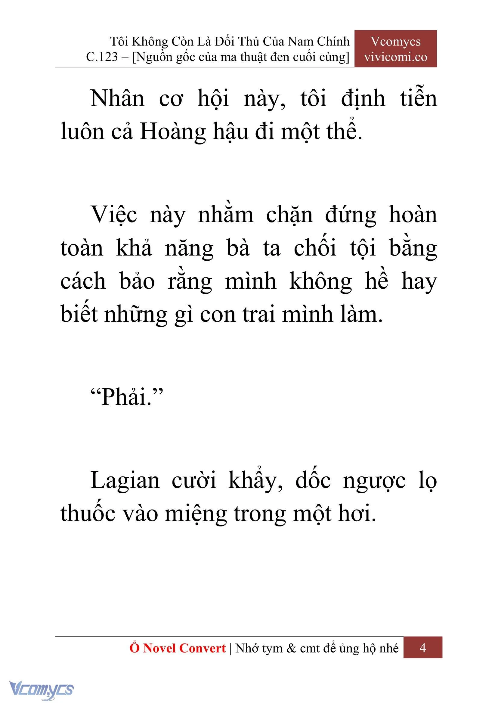 [Novel] Tôi Không Còn Là Đối Thủ Của Nam Chính Chapter  123 - 6