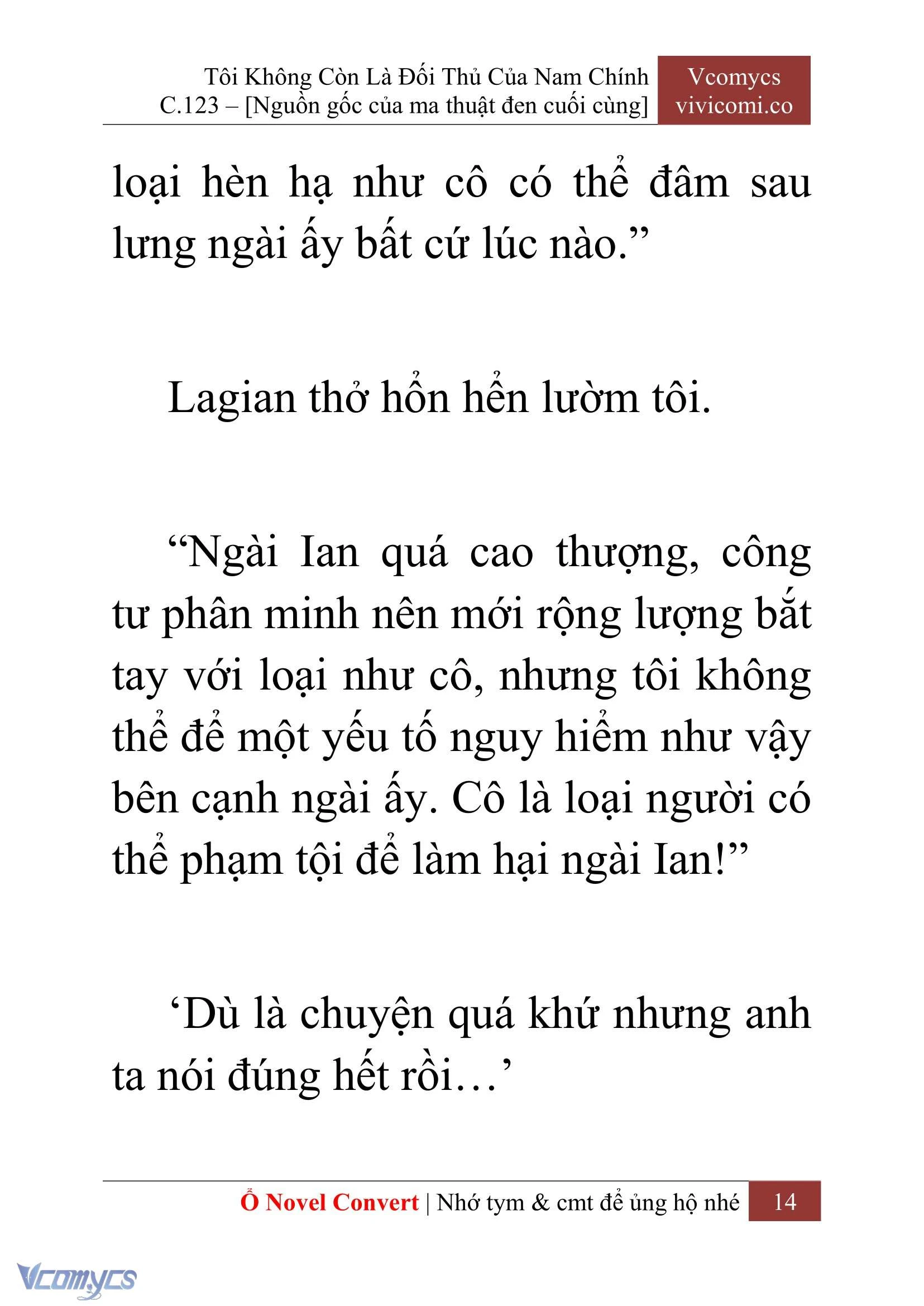 [Novel] Tôi Không Còn Là Đối Thủ Của Nam Chính Chapter  123 - 16