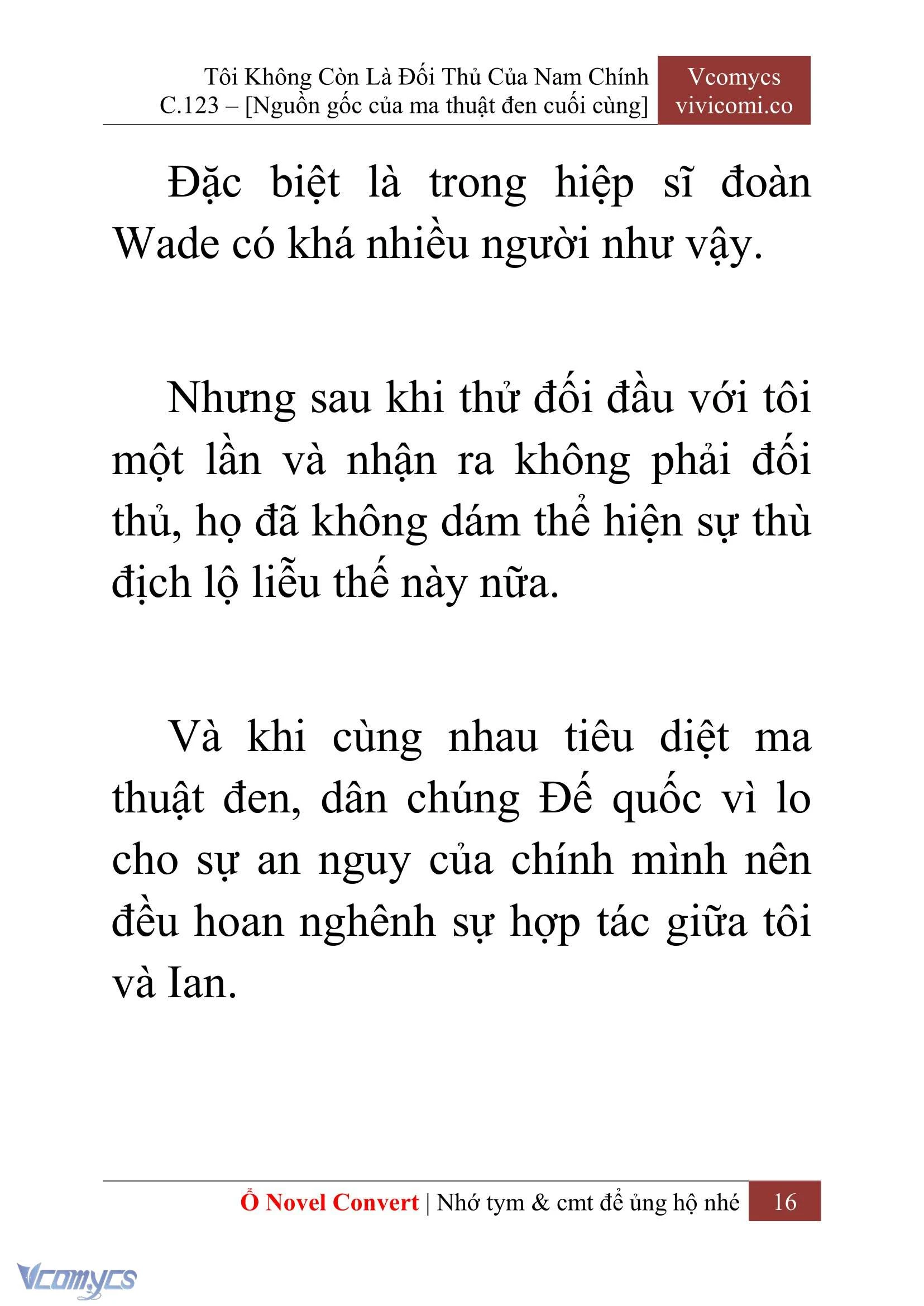 [Novel] Tôi Không Còn Là Đối Thủ Của Nam Chính Chapter  123 - 18