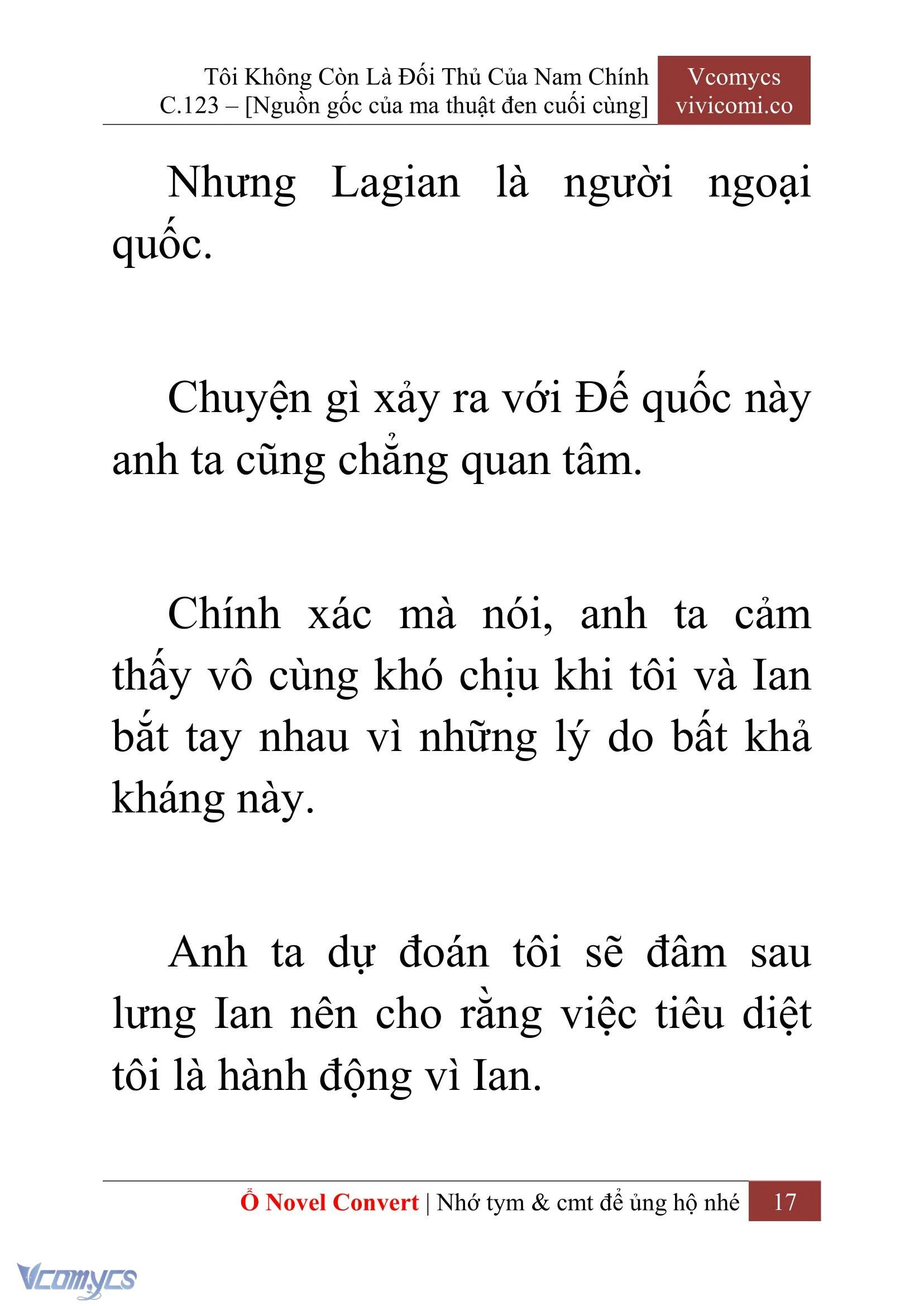 [Novel] Tôi Không Còn Là Đối Thủ Của Nam Chính Chapter  123 - 19