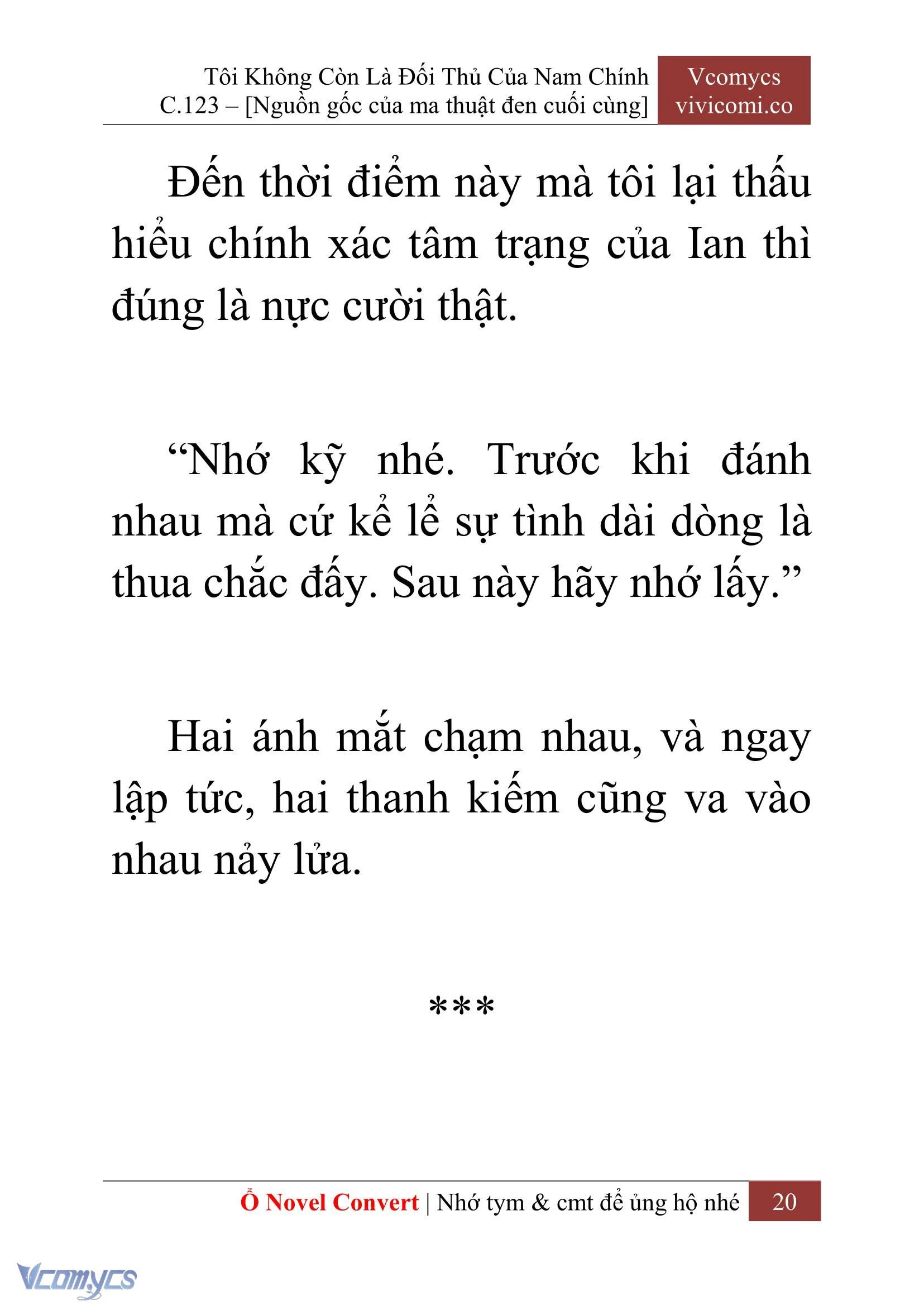 [Novel] Tôi Không Còn Là Đối Thủ Của Nam Chính Chapter  123 - 22