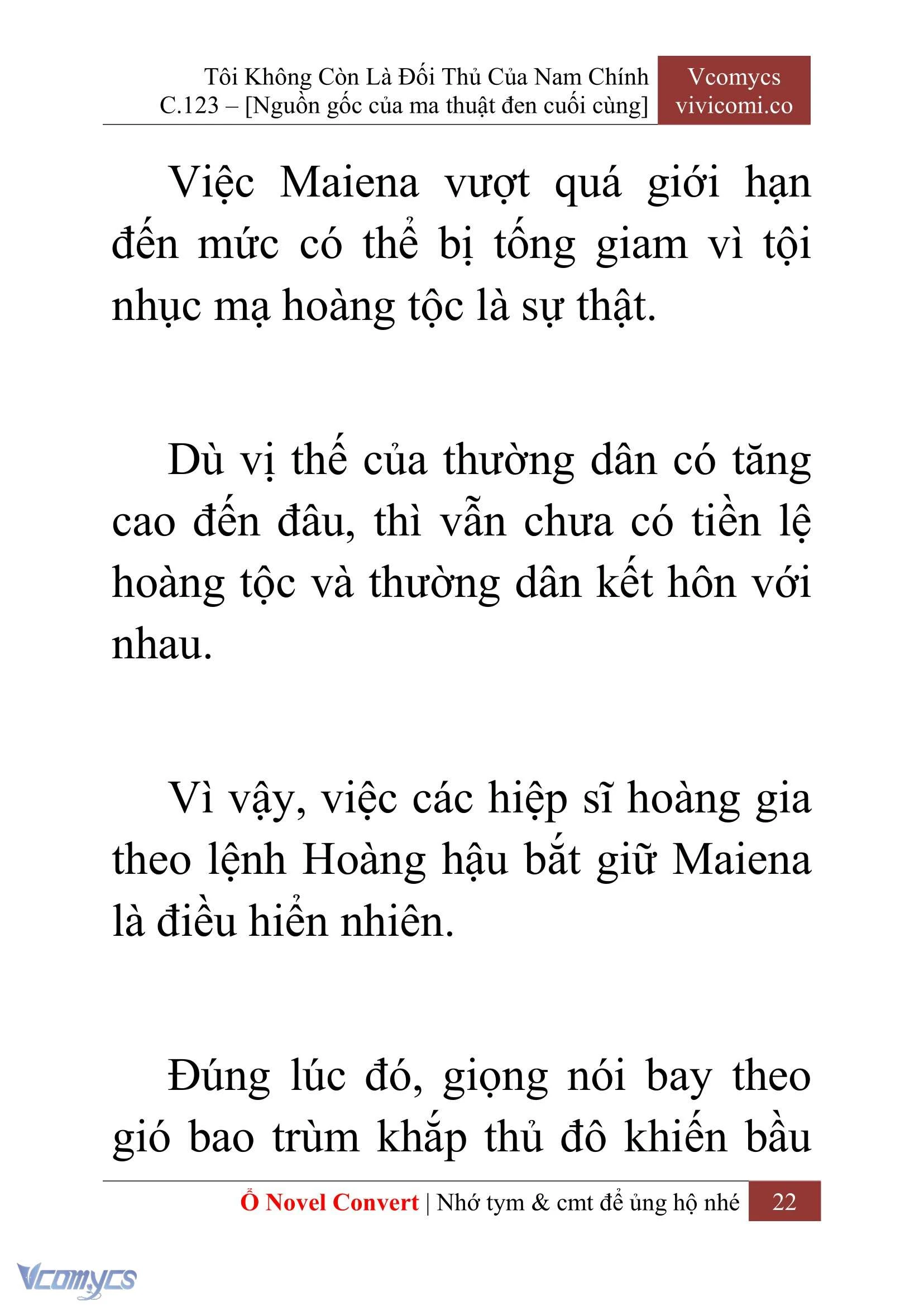 [Novel] Tôi Không Còn Là Đối Thủ Của Nam Chính Chapter  123 - 24