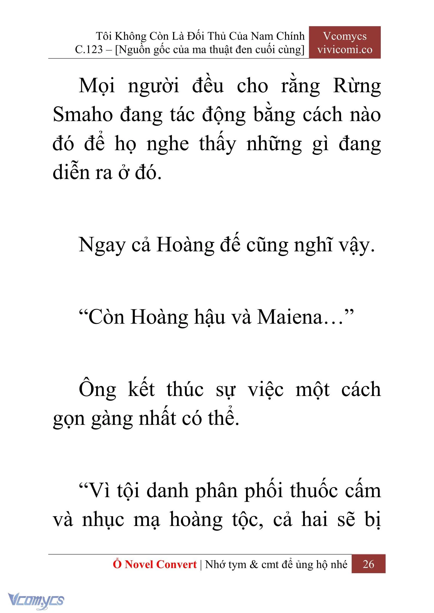 [Novel] Tôi Không Còn Là Đối Thủ Của Nam Chính Chapter  123 - 28