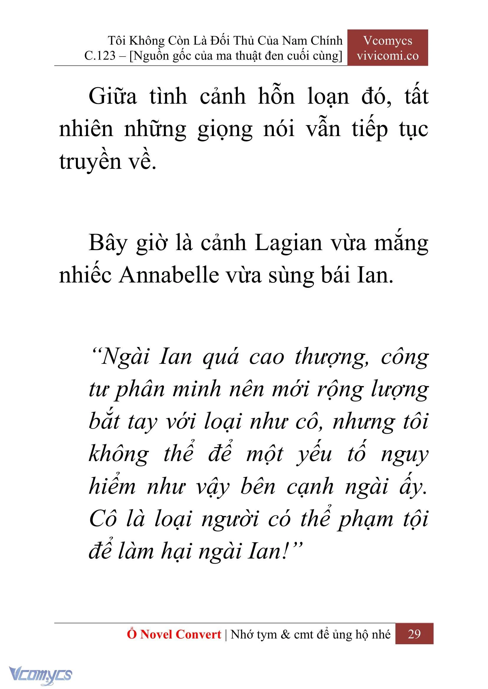 [Novel] Tôi Không Còn Là Đối Thủ Của Nam Chính Chapter  123 - 31