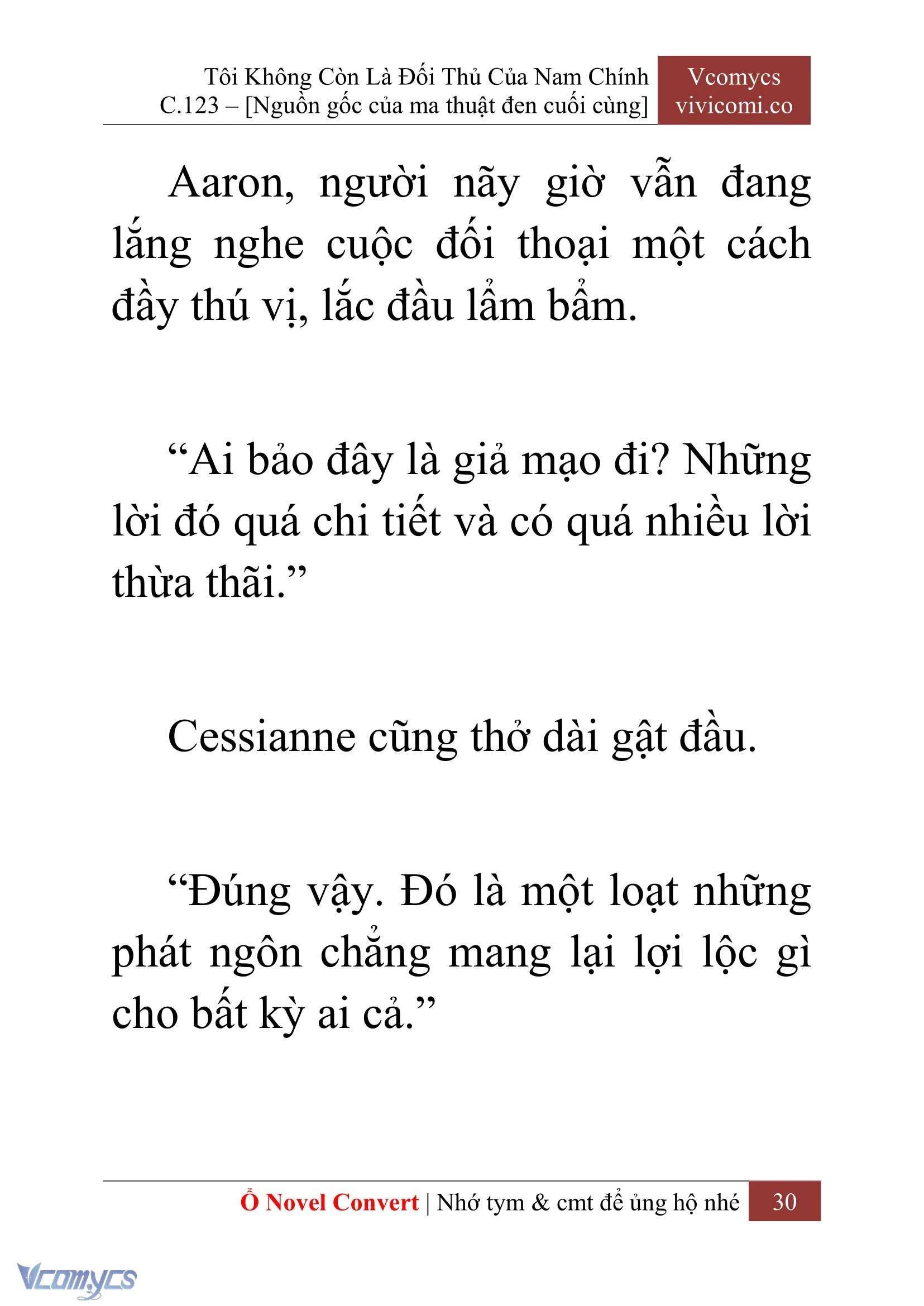 [Novel] Tôi Không Còn Là Đối Thủ Của Nam Chính Chapter  123 - 32