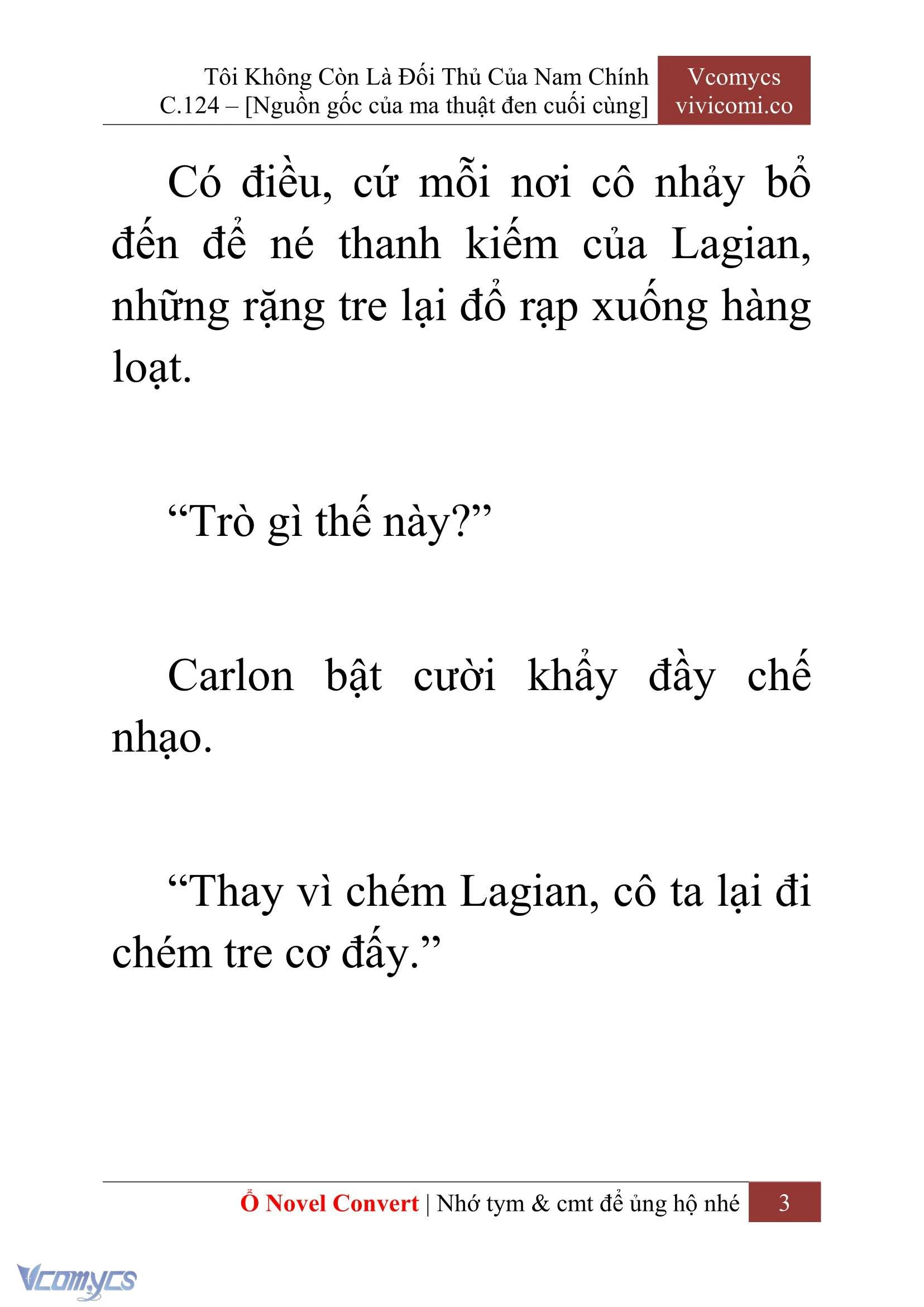 [Novel] Tôi Không Còn Là Đối Thủ Của Nam Chính Chapter  124 - 5