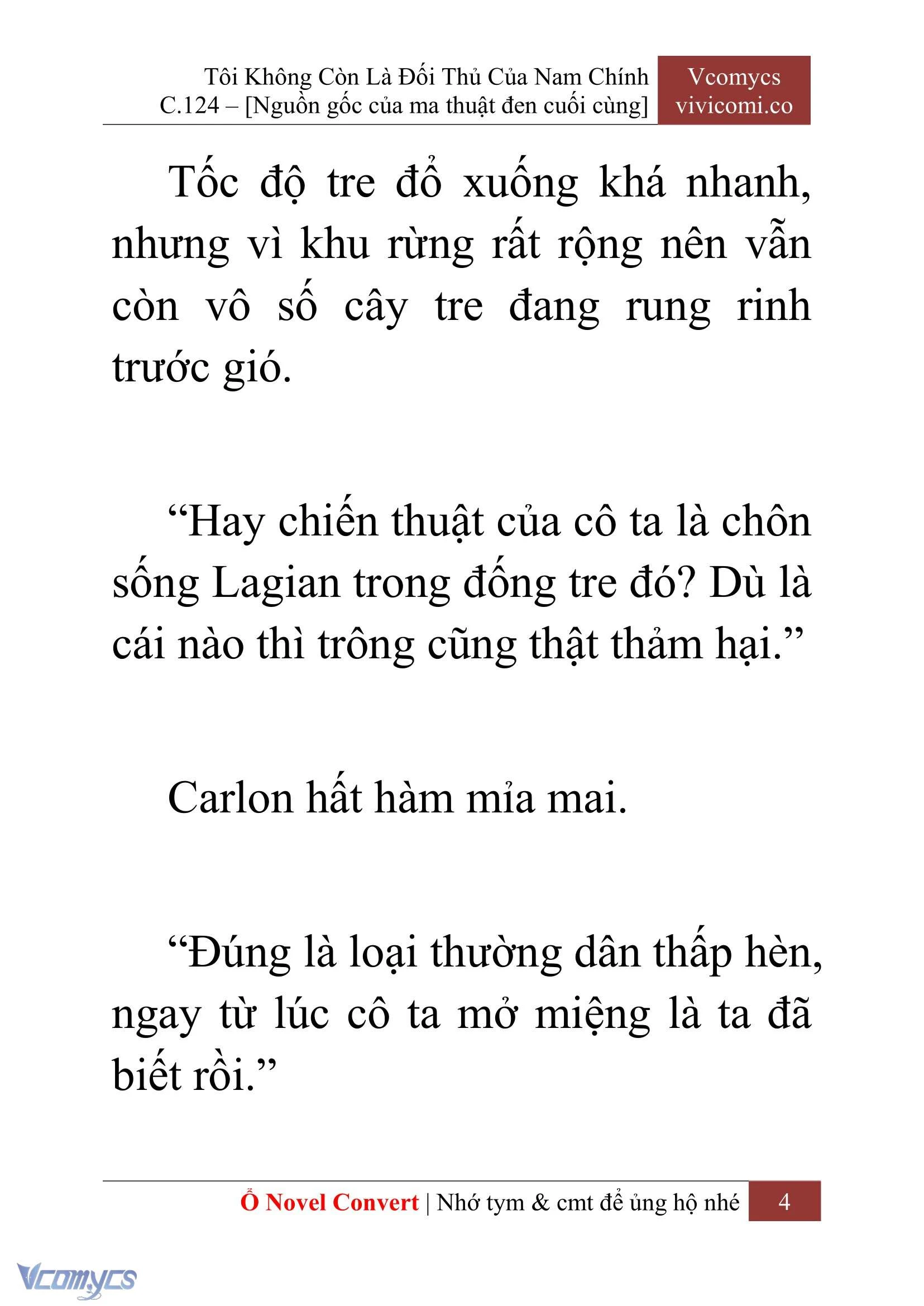 [Novel] Tôi Không Còn Là Đối Thủ Của Nam Chính Chapter  124 - 6