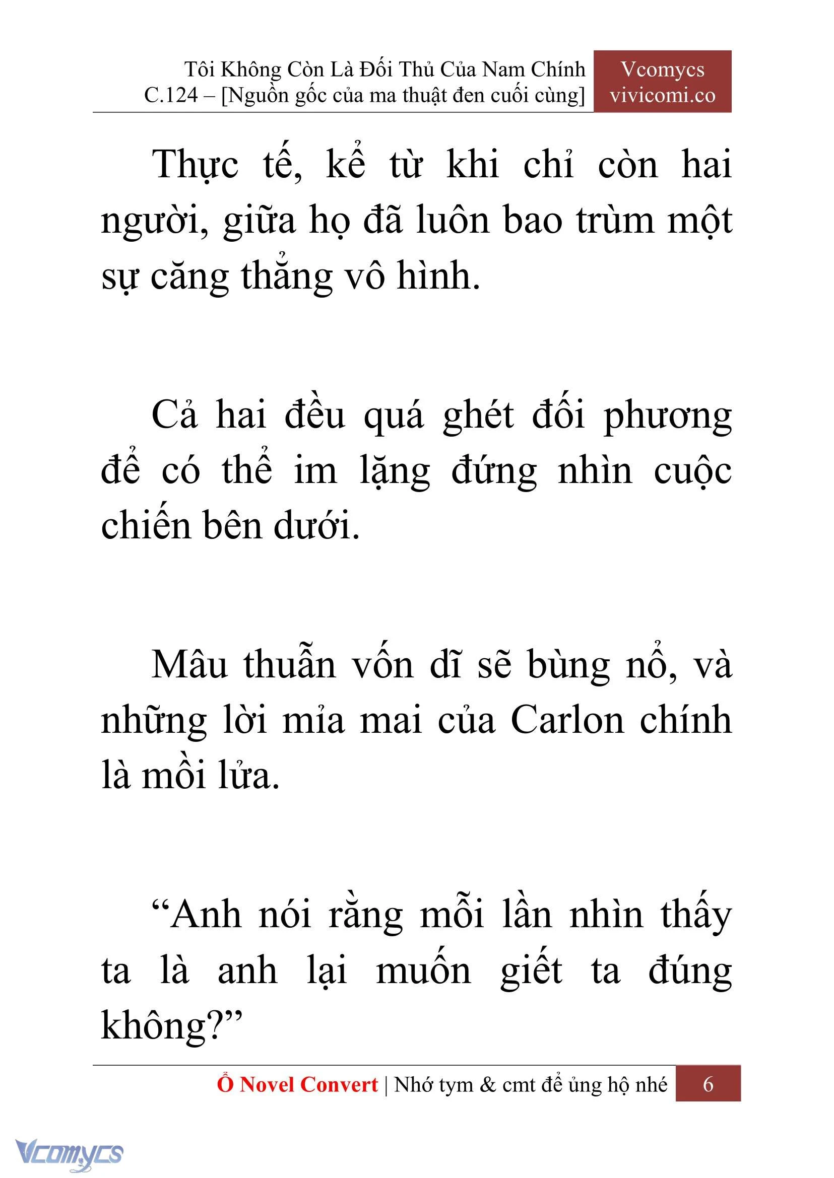 [Novel] Tôi Không Còn Là Đối Thủ Của Nam Chính Chapter  124 - 8