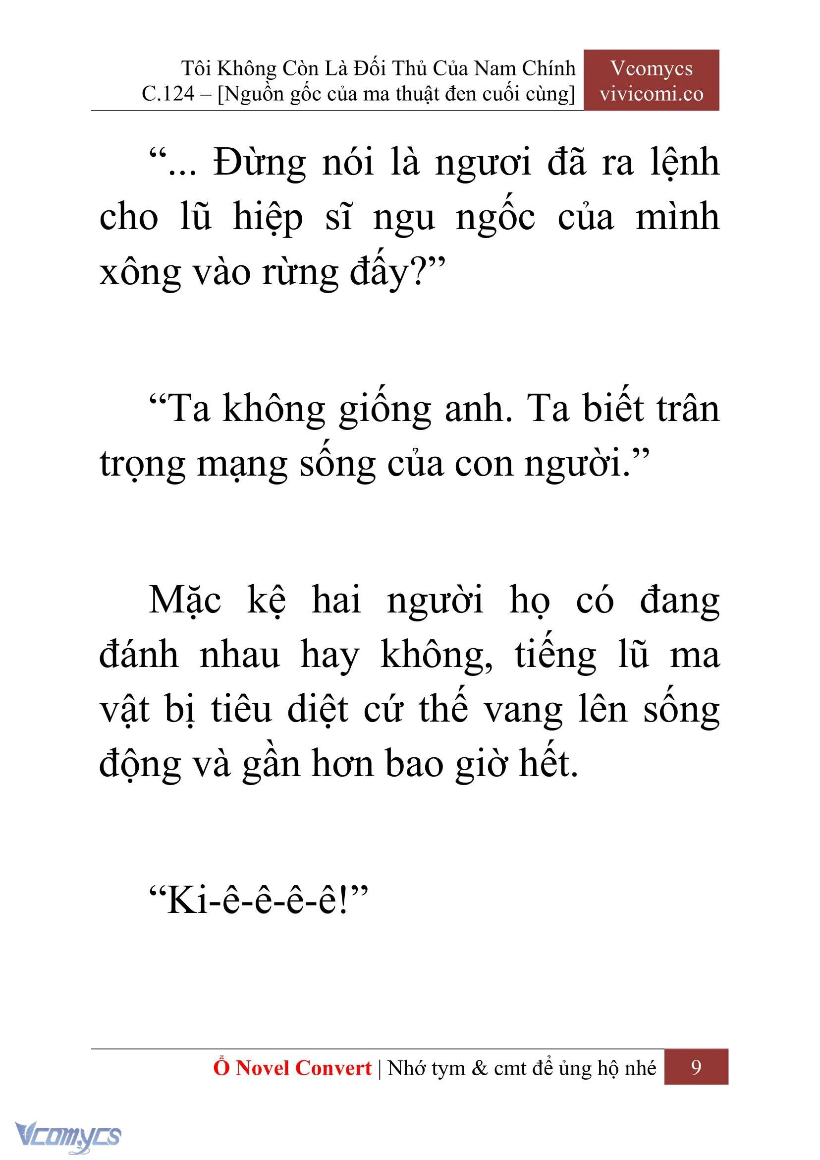 [Novel] Tôi Không Còn Là Đối Thủ Của Nam Chính Chapter  124 - 11