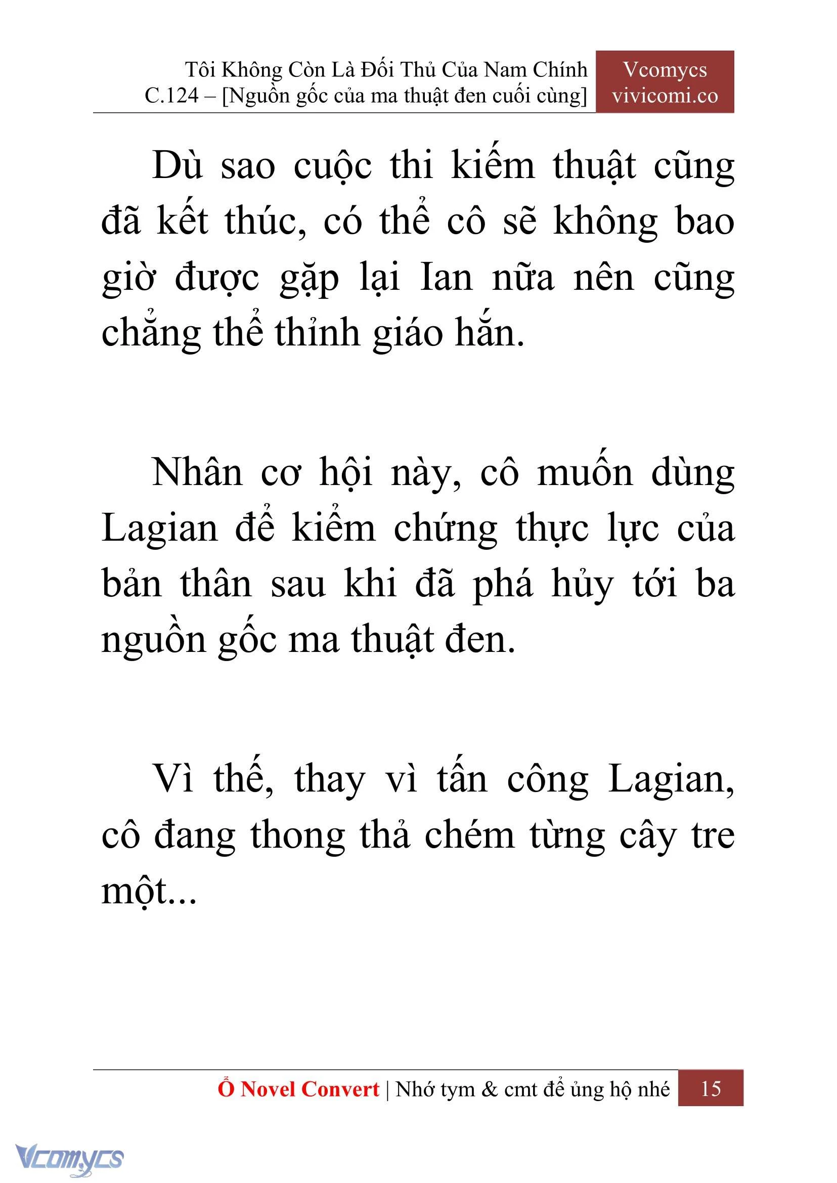 [Novel] Tôi Không Còn Là Đối Thủ Của Nam Chính Chapter  124 - 17