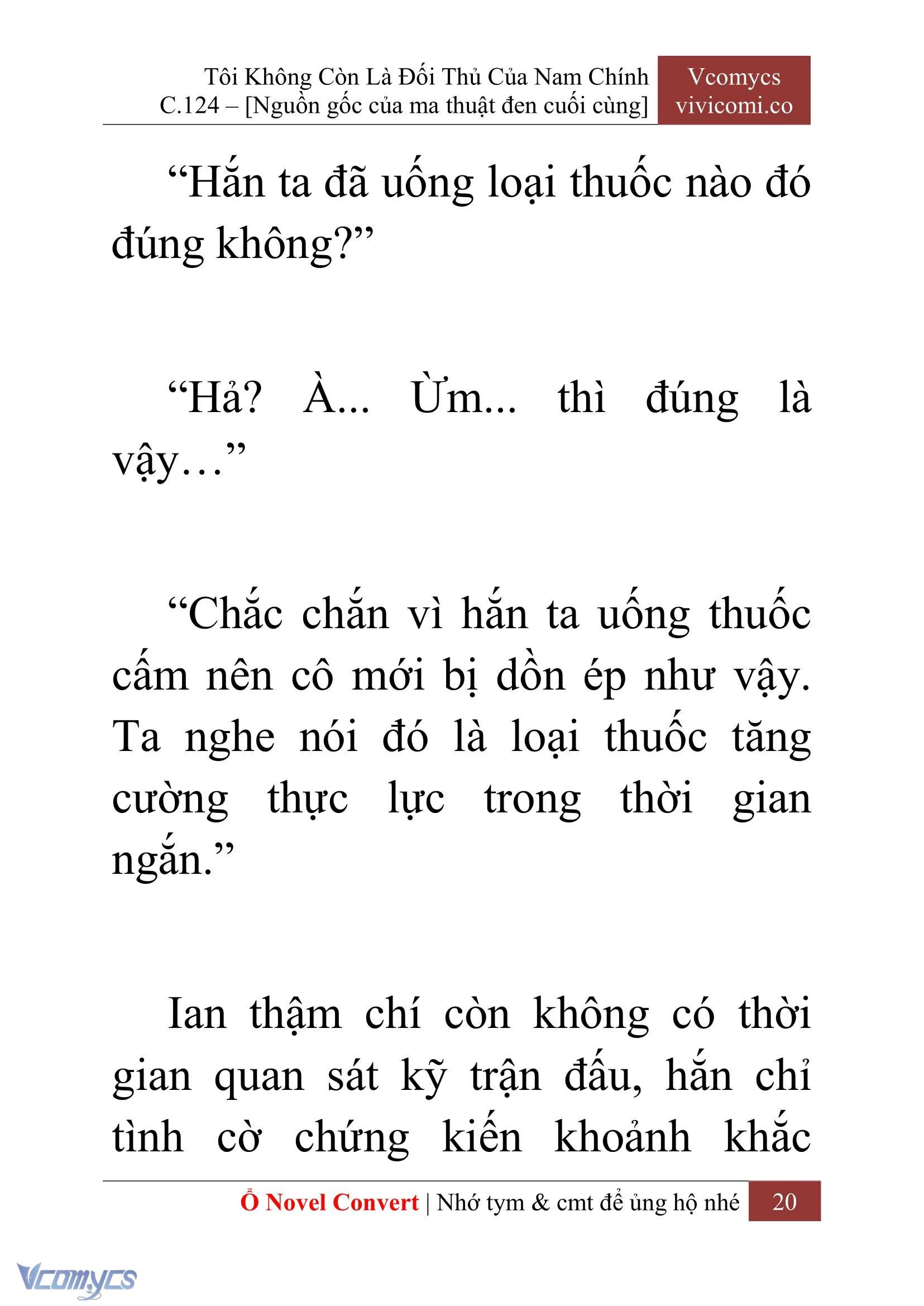 [Novel] Tôi Không Còn Là Đối Thủ Của Nam Chính Chapter  124 - 22