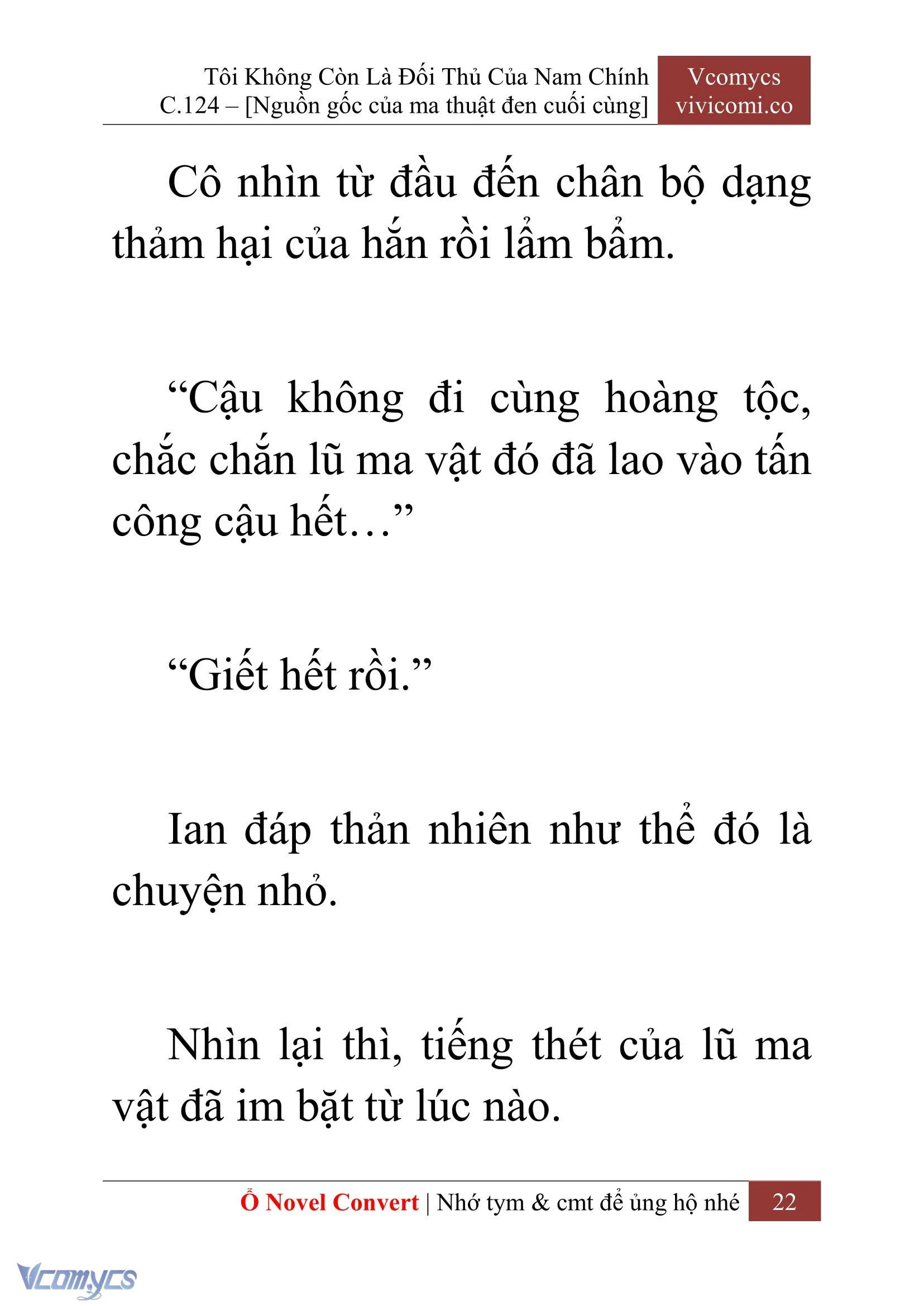 [Novel] Tôi Không Còn Là Đối Thủ Của Nam Chính Chapter  124 - 24
