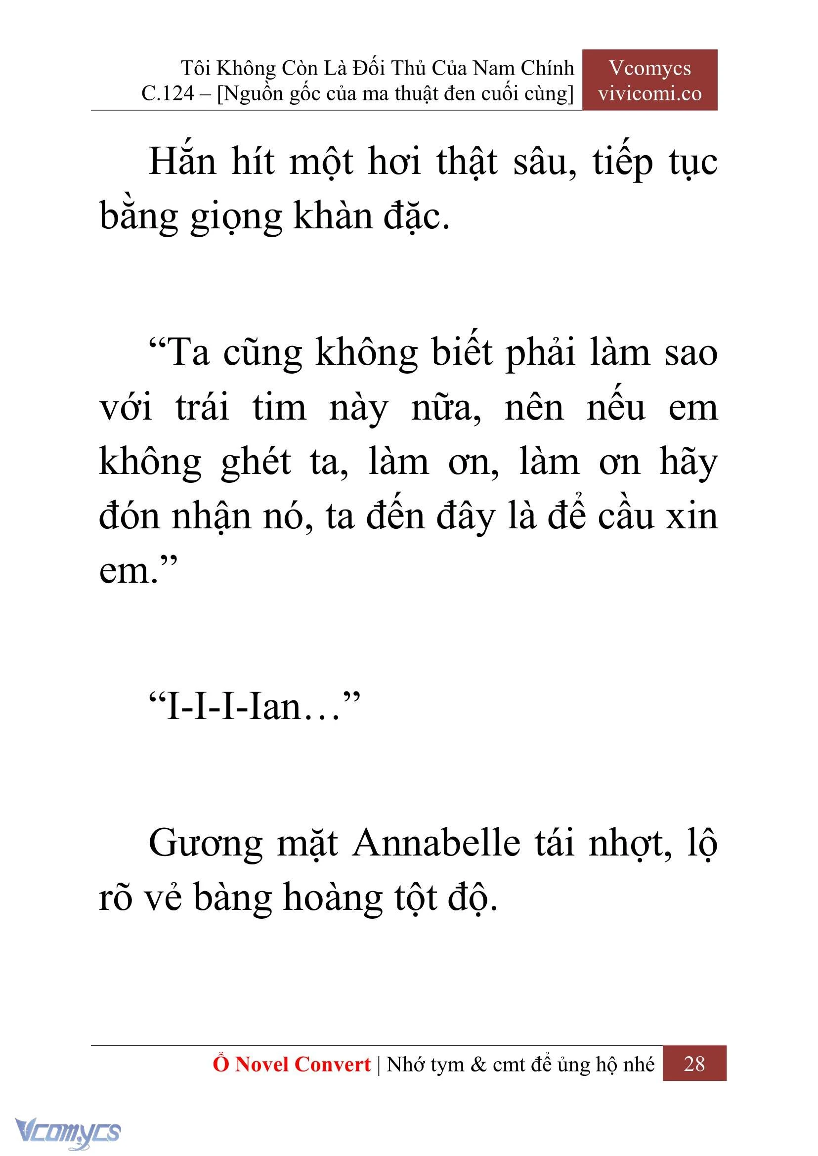 [Novel] Tôi Không Còn Là Đối Thủ Của Nam Chính Chapter  124 - 30