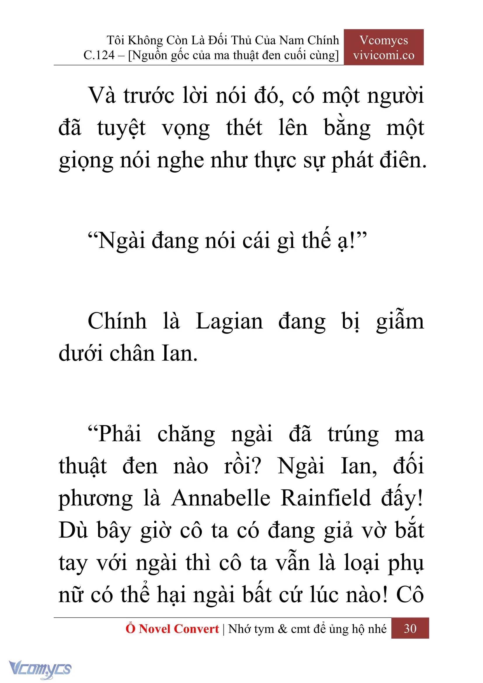 [Novel] Tôi Không Còn Là Đối Thủ Của Nam Chính Chapter  124 - 32
