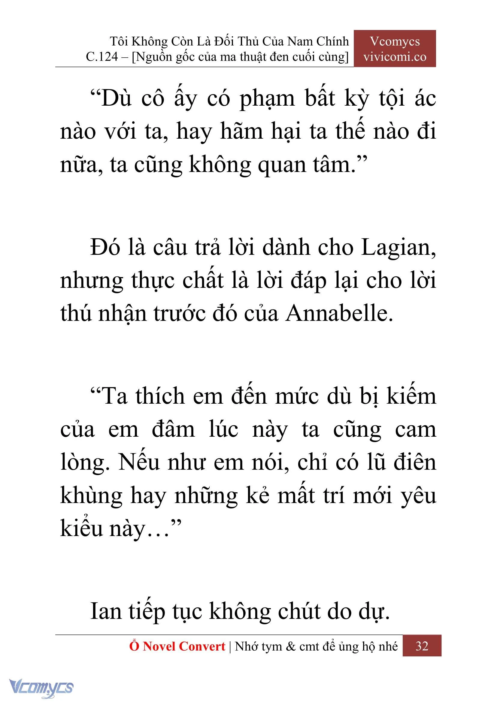 [Novel] Tôi Không Còn Là Đối Thủ Của Nam Chính Chapter  124 - 34