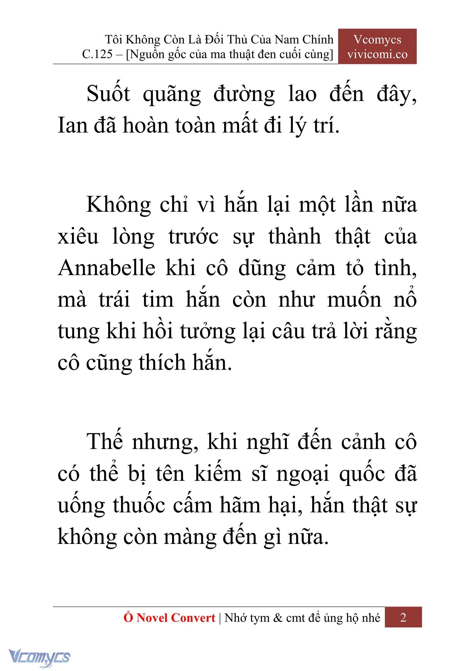 [Novel] Tôi Không Còn Là Đối Thủ Của Nam Chính Chapter  125 - 4
