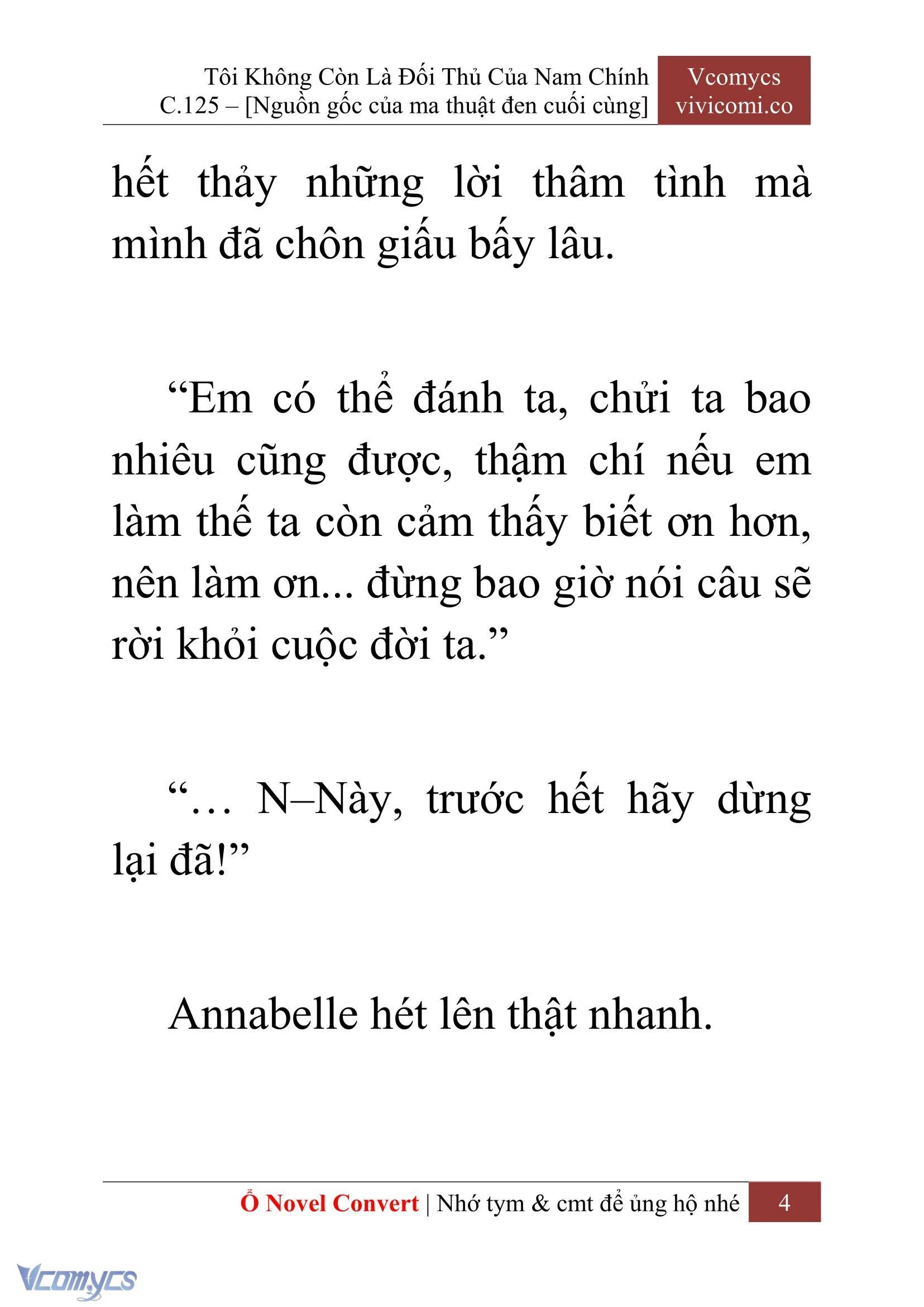 [Novel] Tôi Không Còn Là Đối Thủ Của Nam Chính Chapter  125 - 6