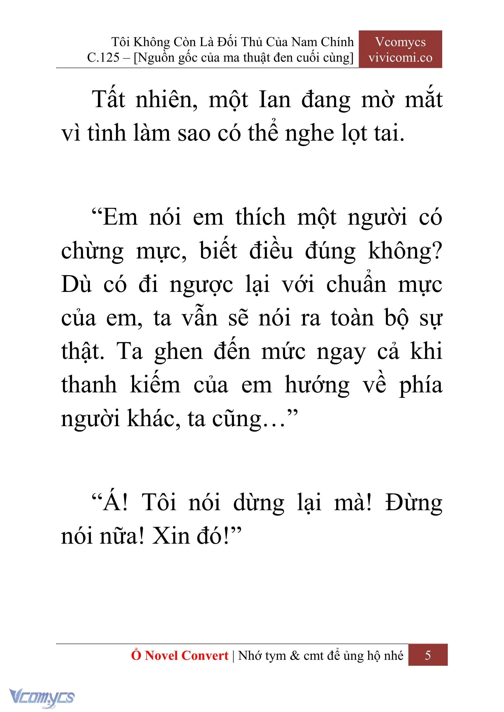 [Novel] Tôi Không Còn Là Đối Thủ Của Nam Chính Chapter  125 - 7