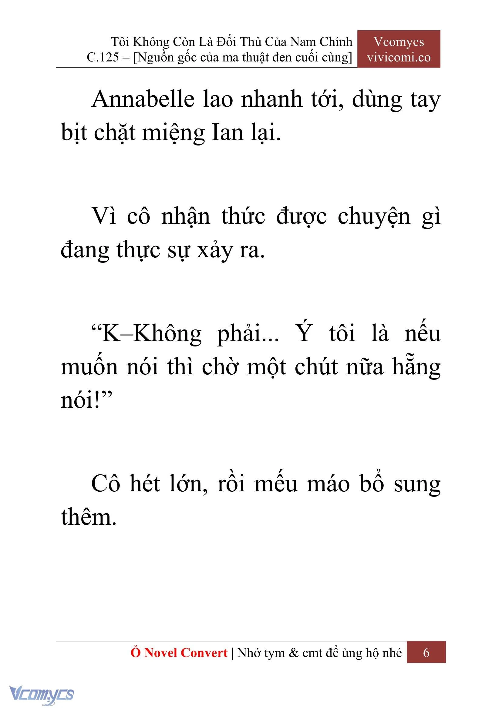 [Novel] Tôi Không Còn Là Đối Thủ Của Nam Chính Chapter  125 - 8