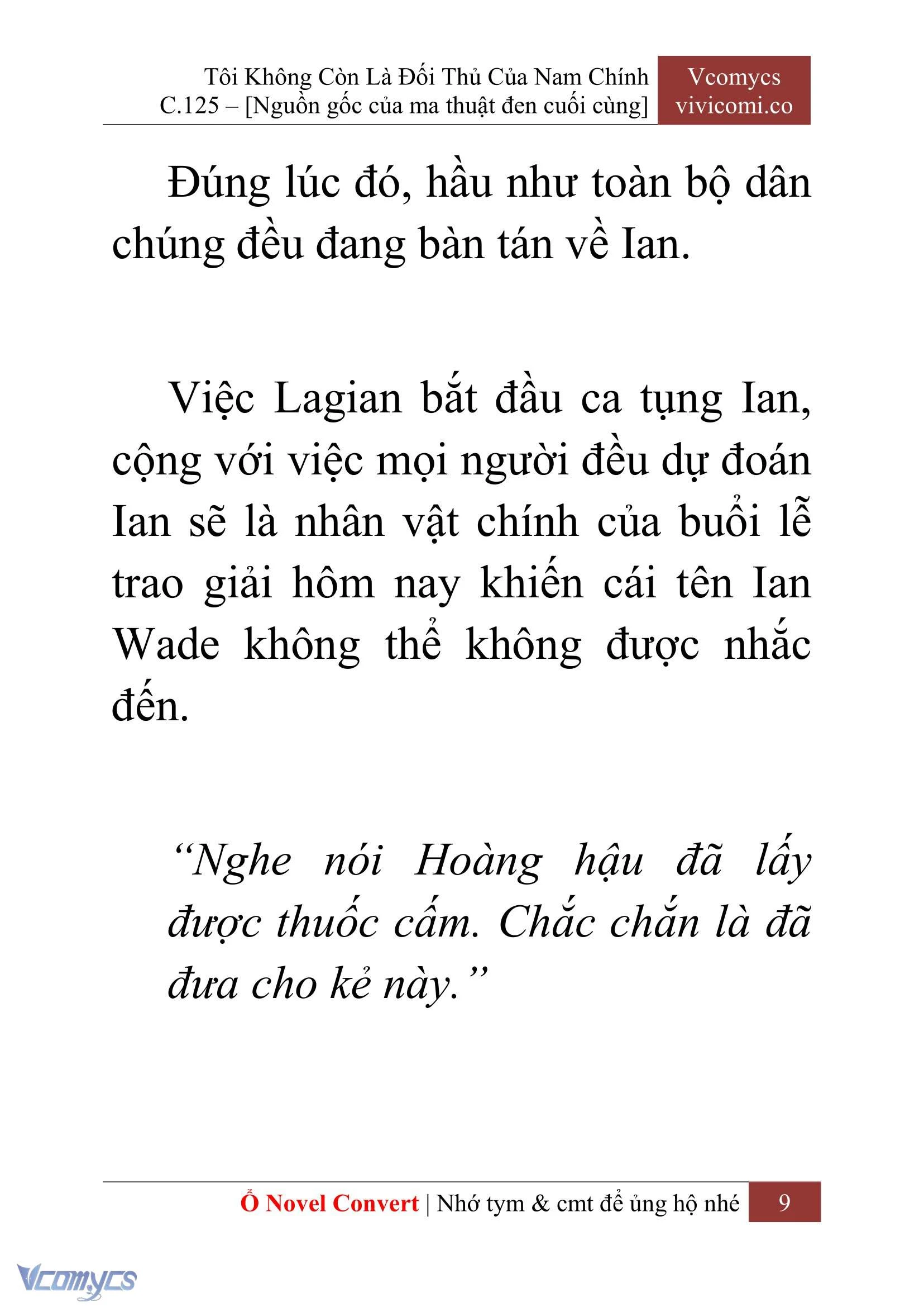 [Novel] Tôi Không Còn Là Đối Thủ Của Nam Chính Chapter  125 - 11