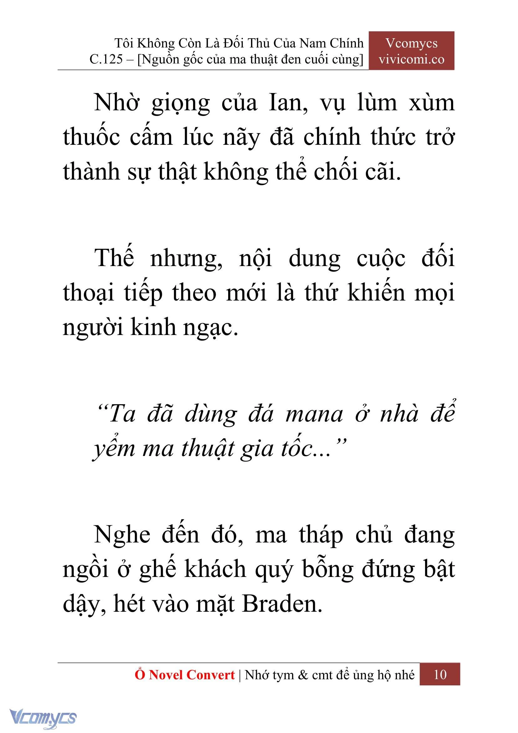 [Novel] Tôi Không Còn Là Đối Thủ Của Nam Chính Chapter  125 - 12