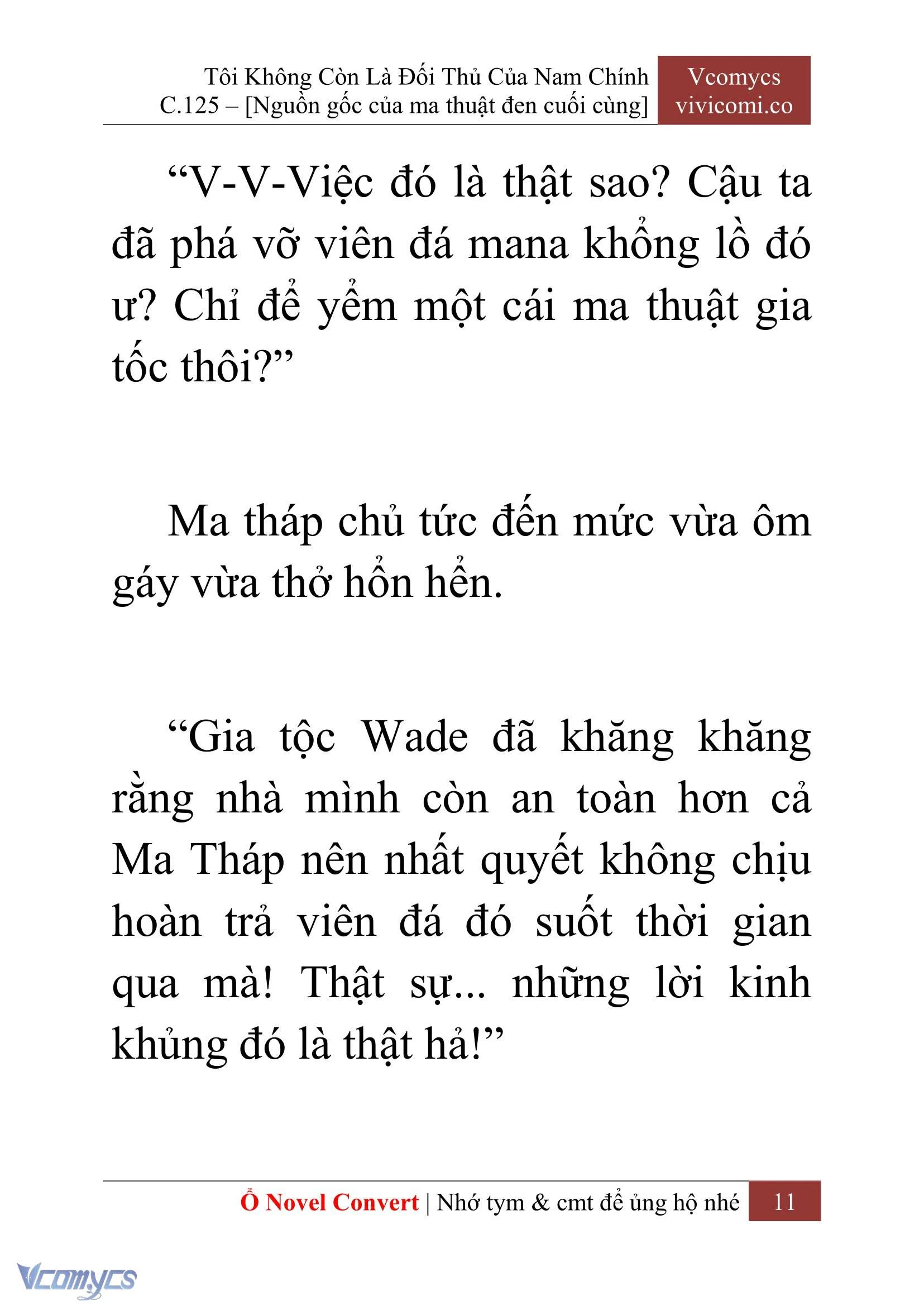 [Novel] Tôi Không Còn Là Đối Thủ Của Nam Chính Chapter  125 - 13