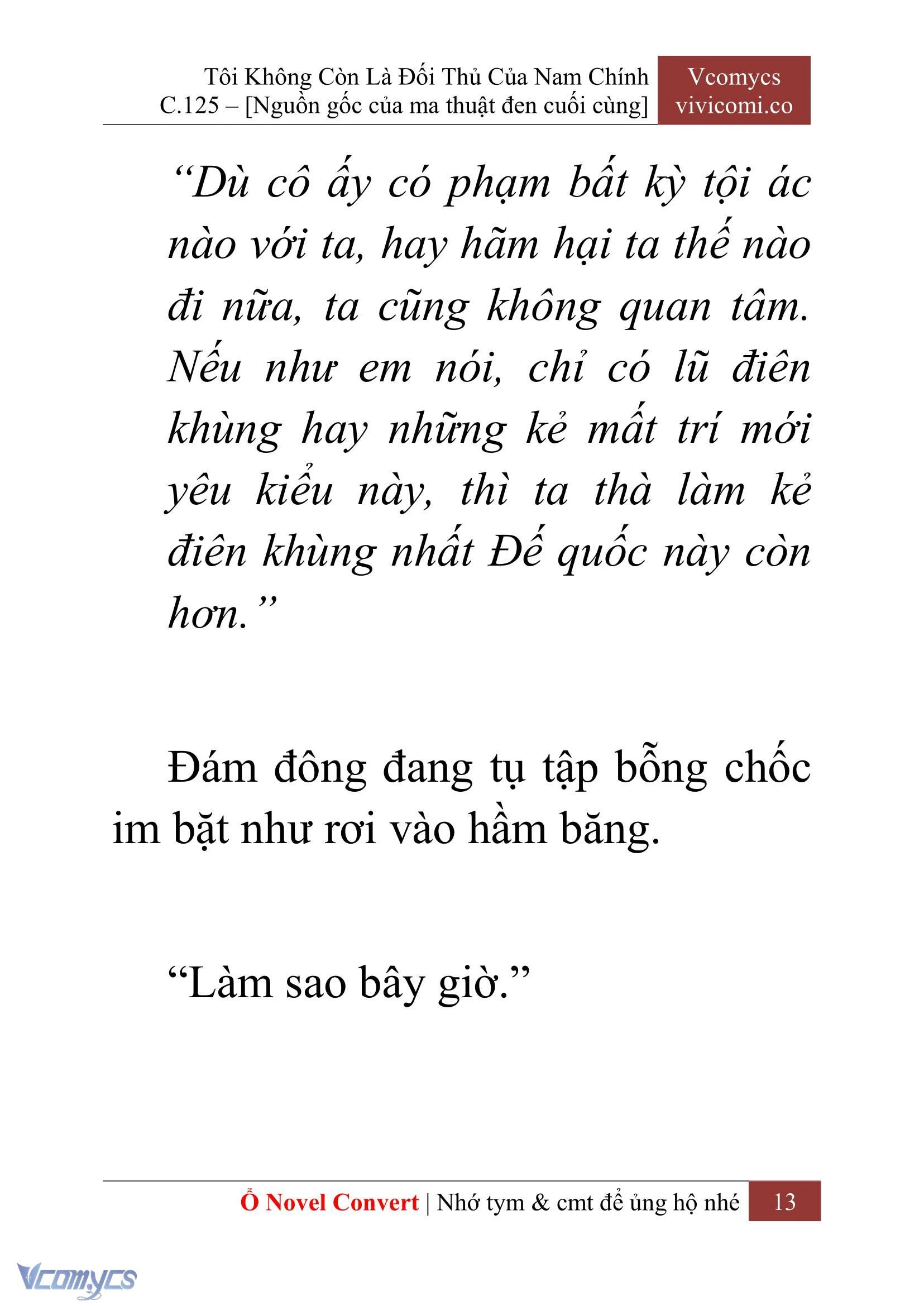 [Novel] Tôi Không Còn Là Đối Thủ Của Nam Chính Chapter  125 - 15