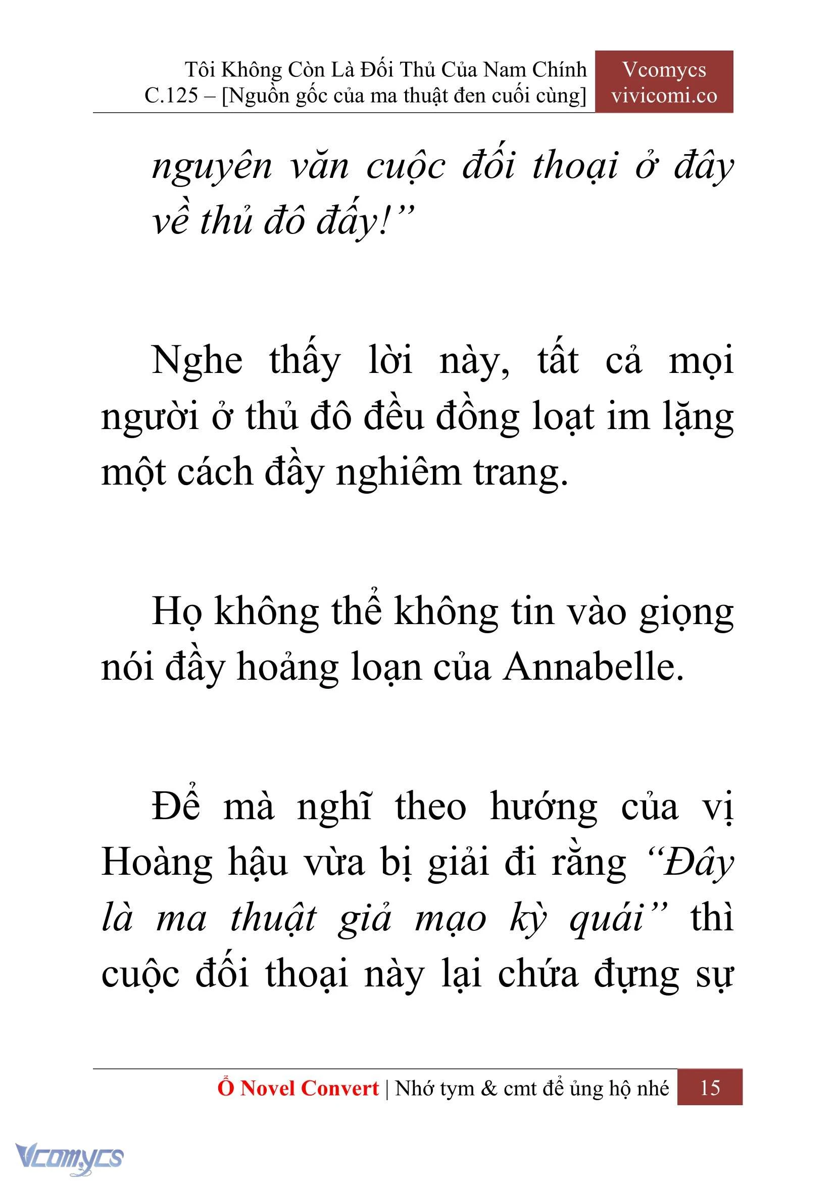 [Novel] Tôi Không Còn Là Đối Thủ Của Nam Chính Chapter  125 - 17