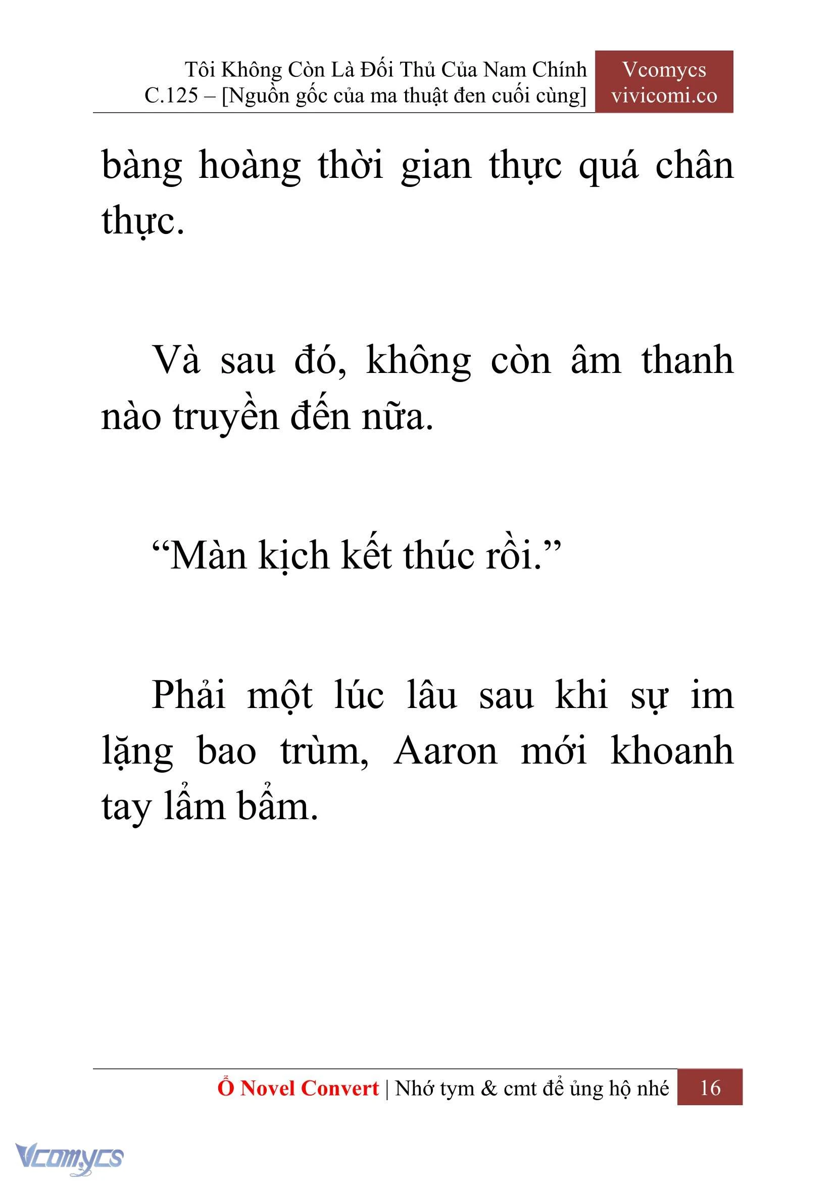 [Novel] Tôi Không Còn Là Đối Thủ Của Nam Chính Chapter  125 - 18