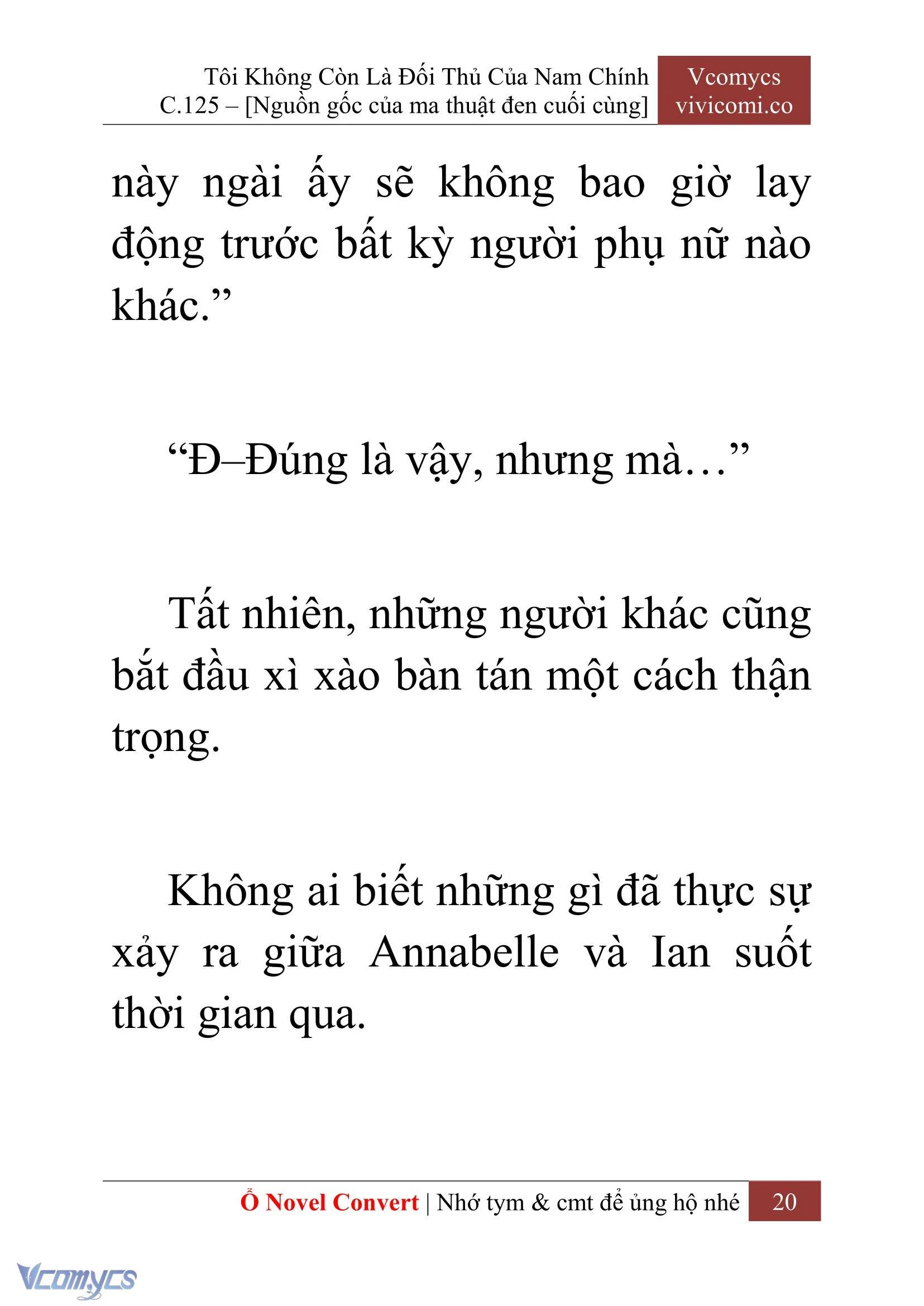 [Novel] Tôi Không Còn Là Đối Thủ Của Nam Chính Chapter  125 - 22