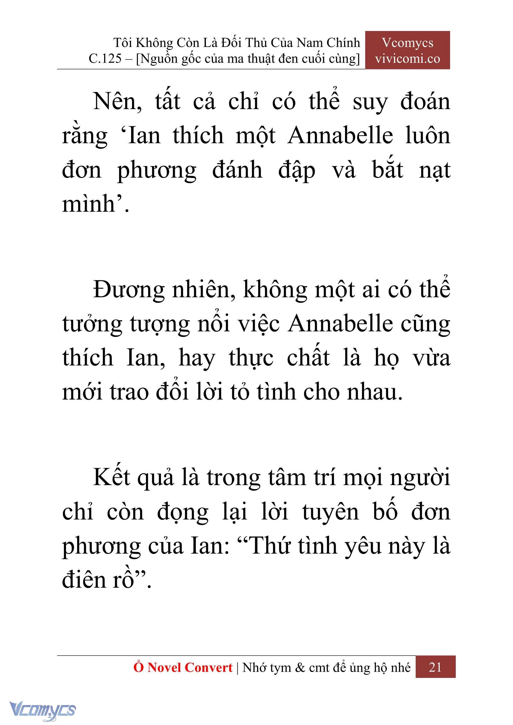 [Novel] Tôi Không Còn Là Đối Thủ Của Nam Chính Chapter  125 - 23