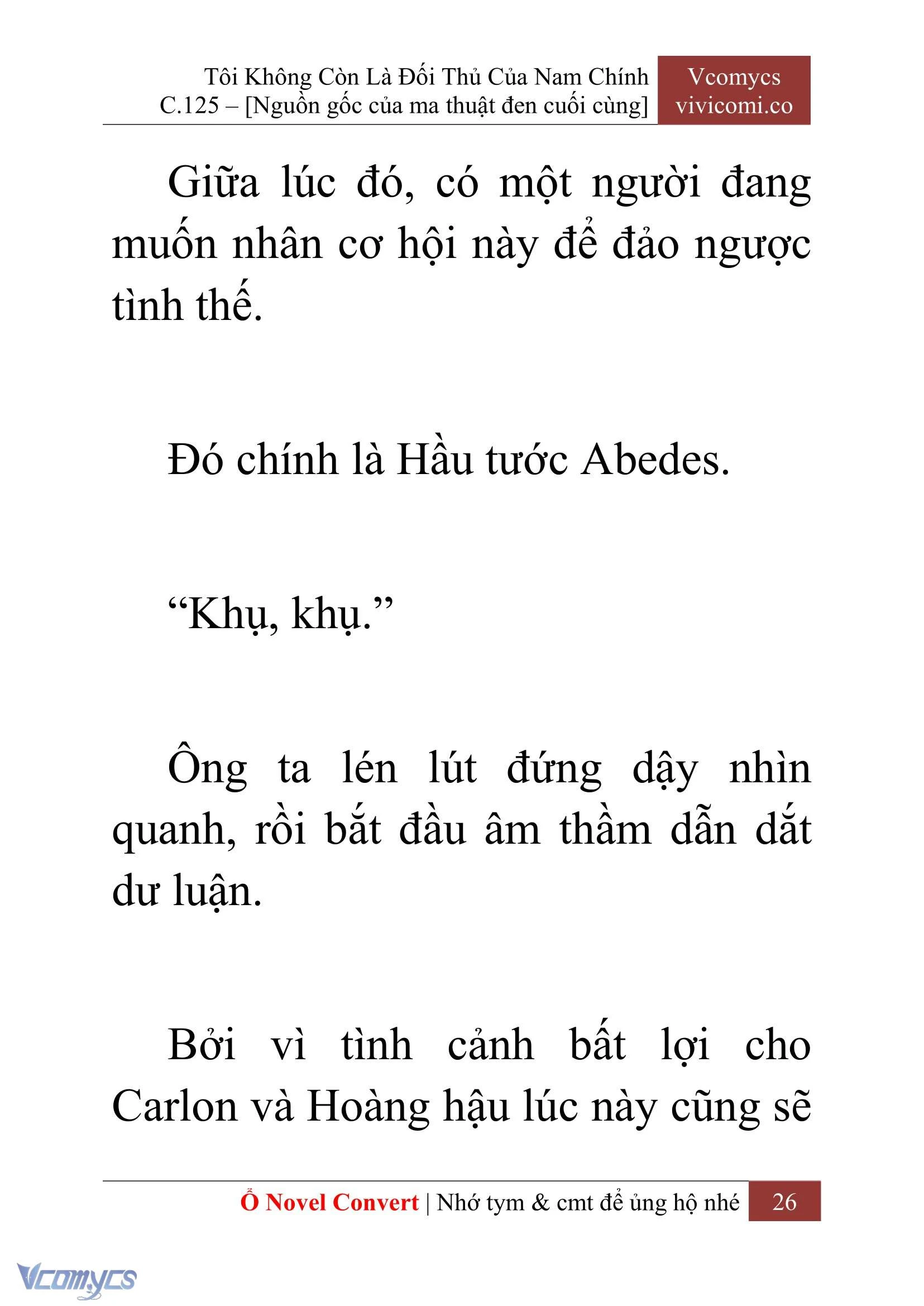 [Novel] Tôi Không Còn Là Đối Thủ Của Nam Chính Chapter  125 - 28