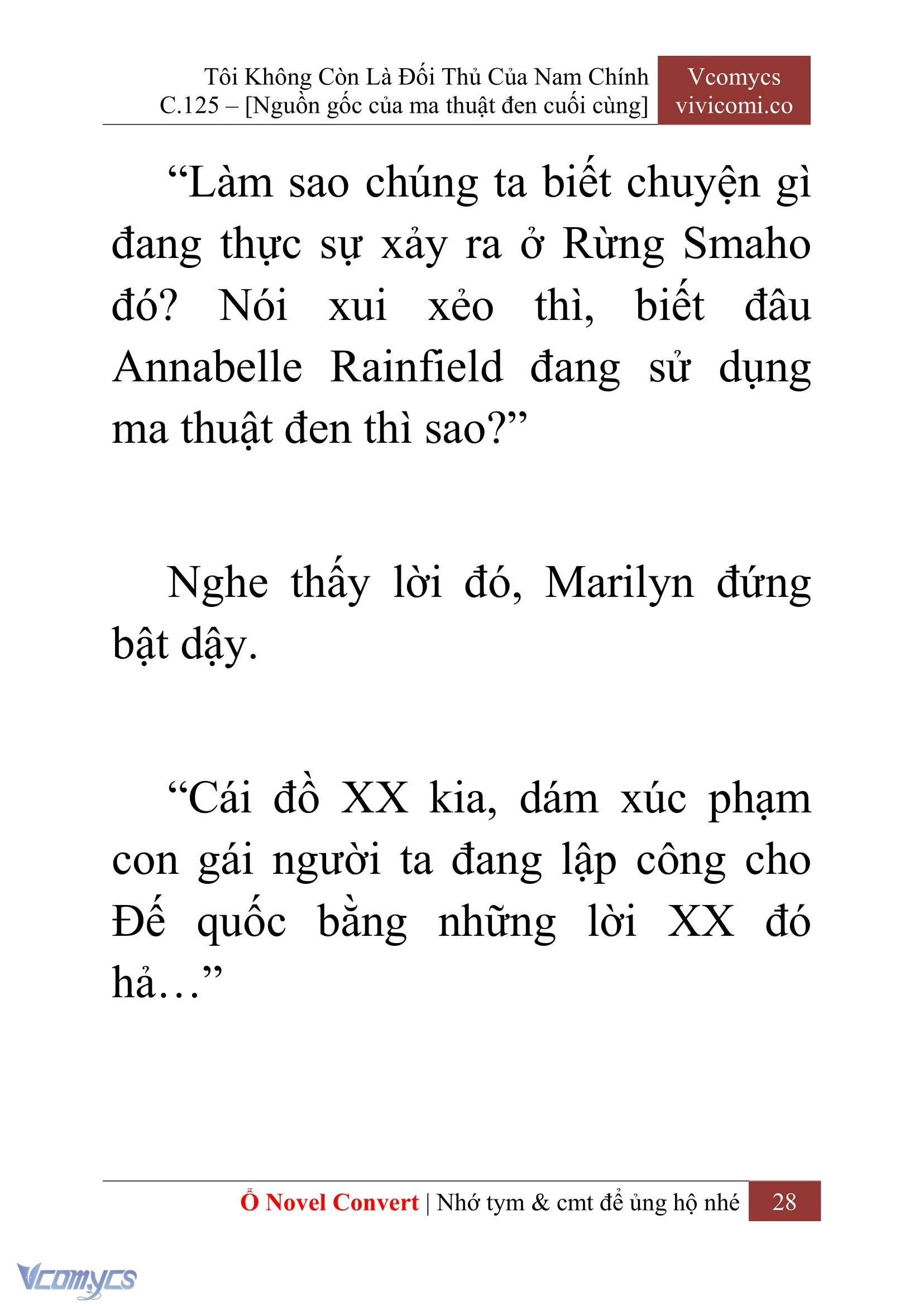 [Novel] Tôi Không Còn Là Đối Thủ Của Nam Chính Chapter  125 - 30
