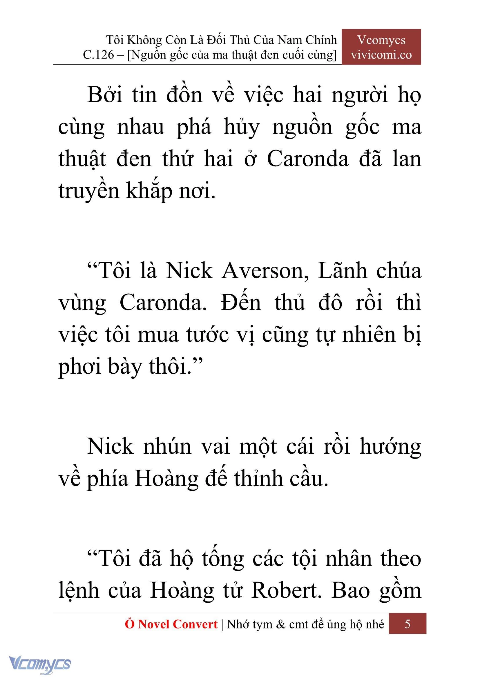 [Novel] Tôi Không Còn Là Đối Thủ Của Nam Chính Chapter  126 - 7